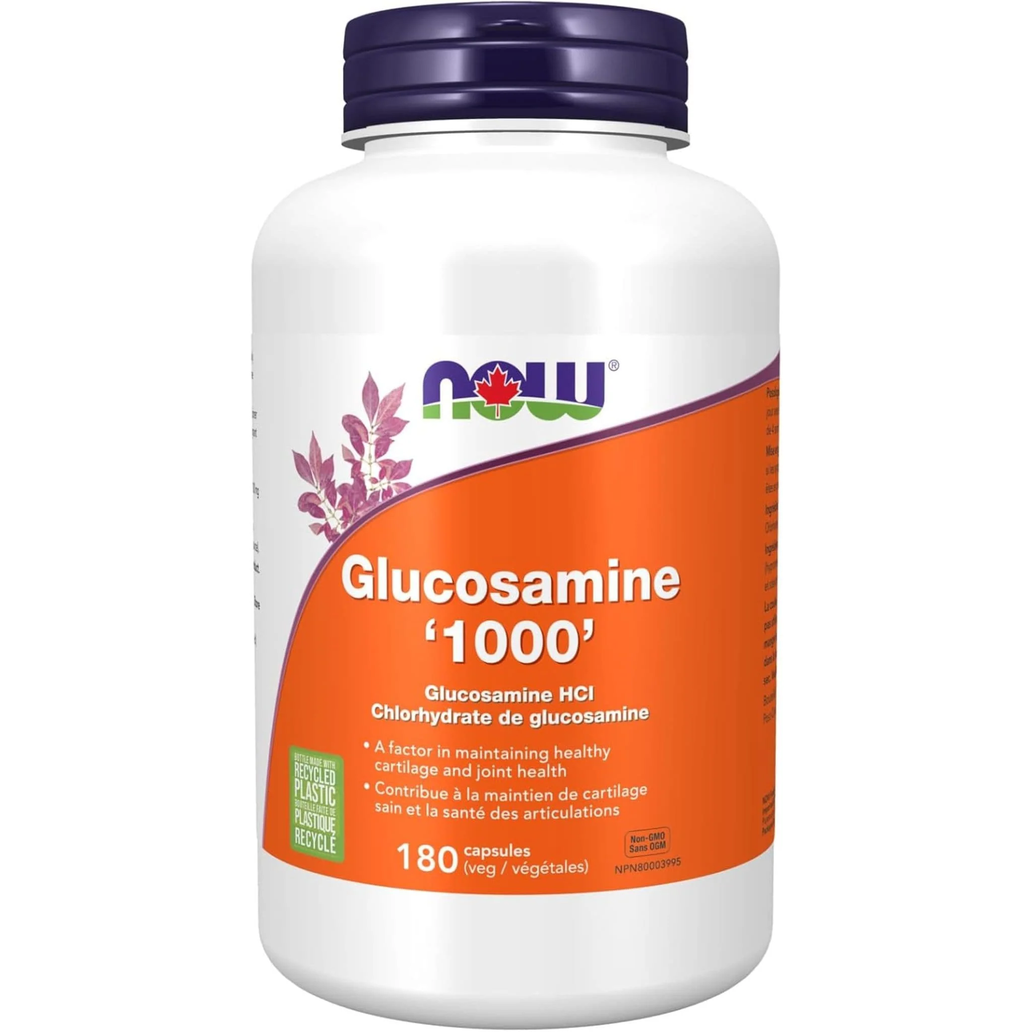 NOW Glucosamine HCL 1000mg Capsules - Image 2