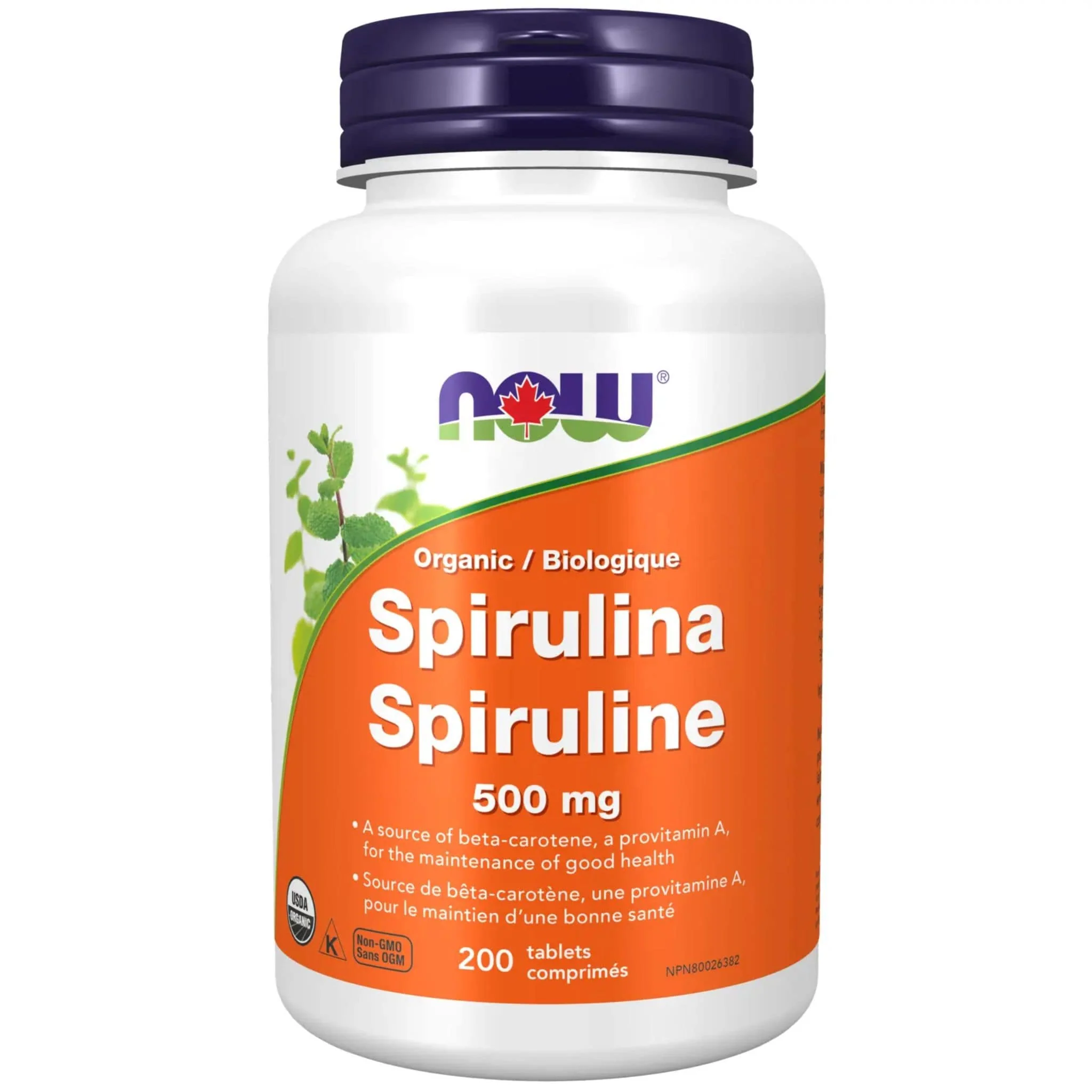 NOW Organic Spirulina 500mg (100% Natural) - Image 2