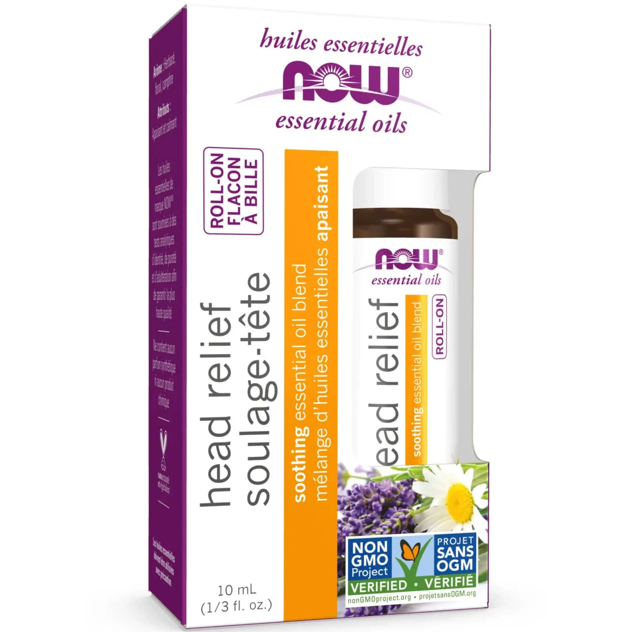 NOW Head Relief Essential Oil Roll-On, 10ml