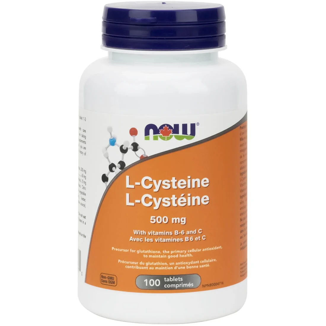 NOW L-Cysteine 500mg, 100 Tablets