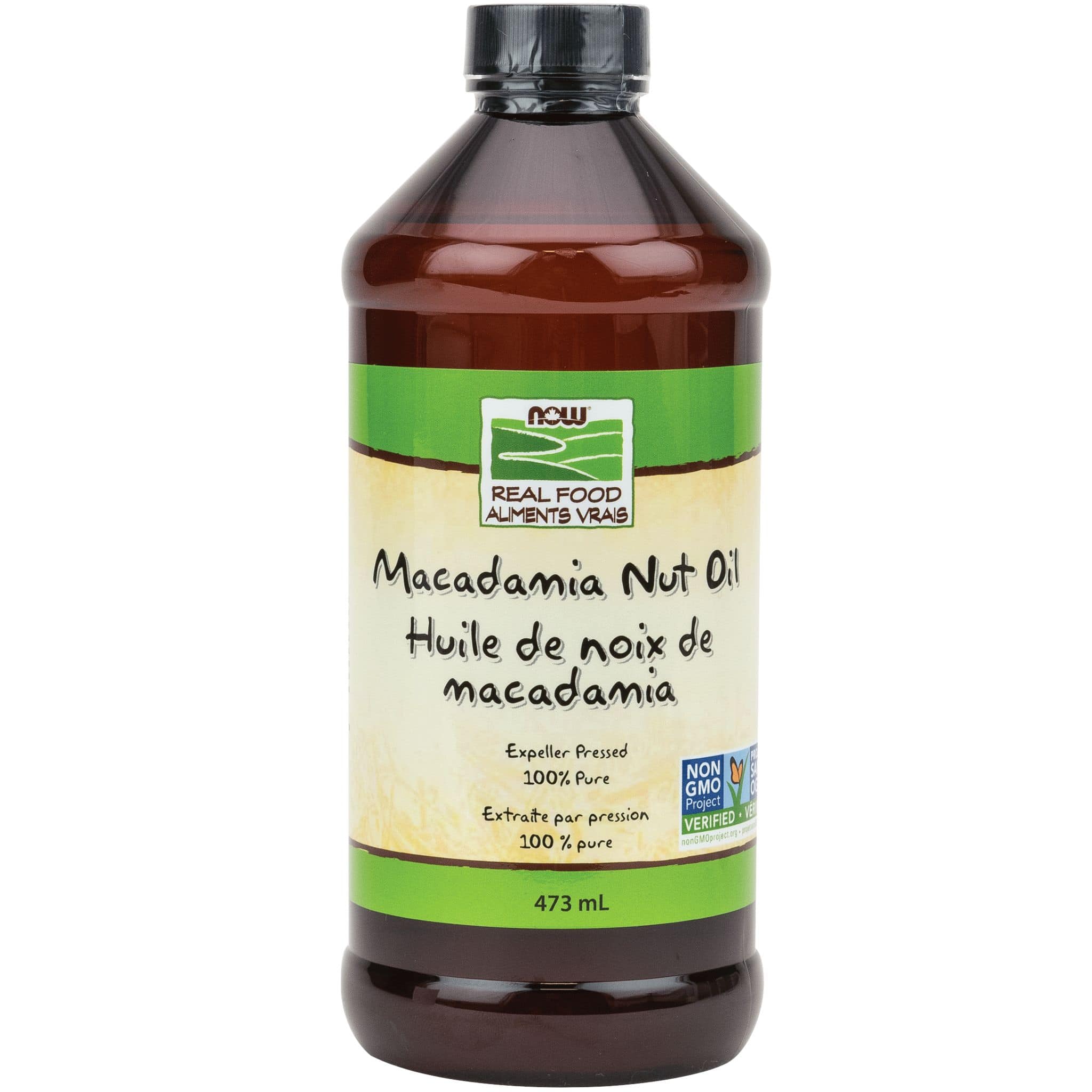 NOW Macadamia Nut Oil, 100% Pure, 473ml - Image 2