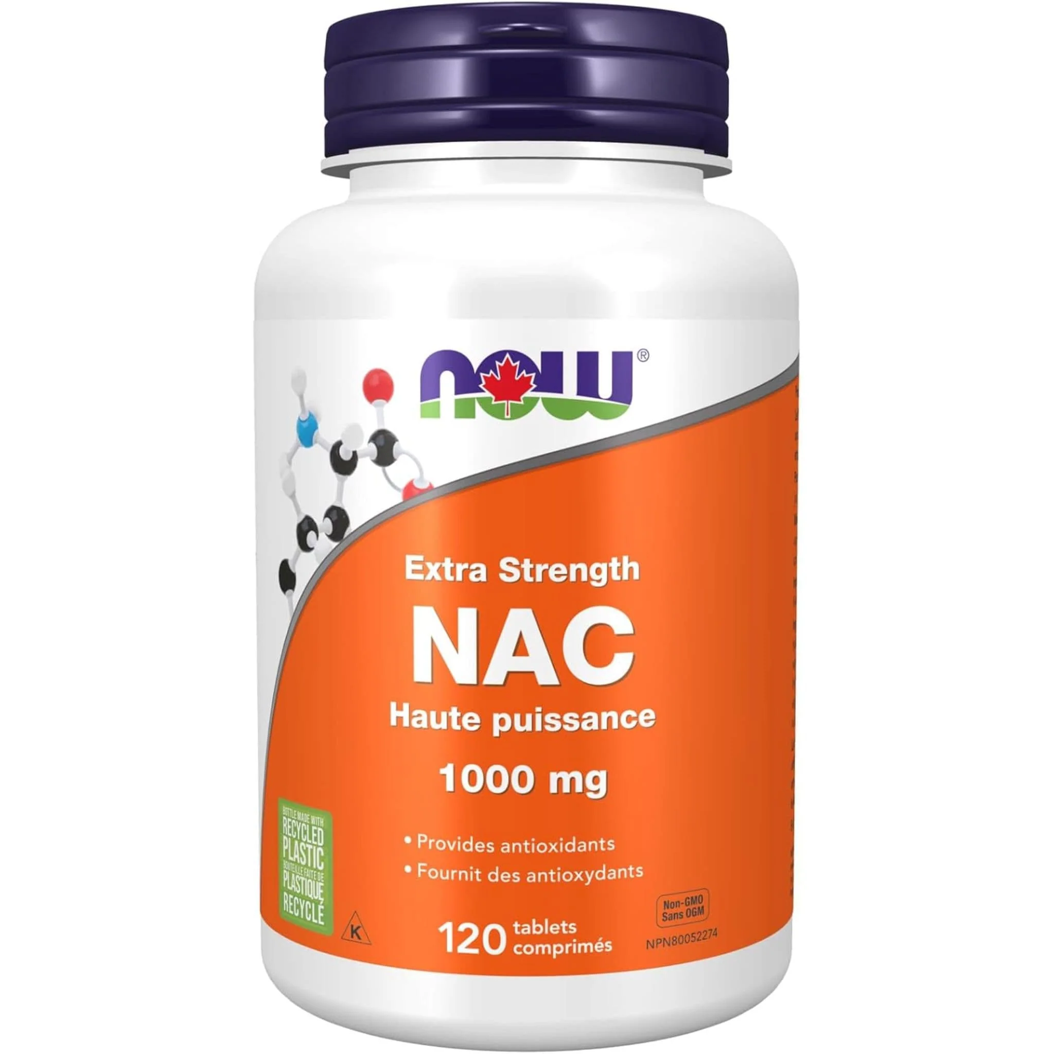 NOW NAC 1000mg, Extra Strength, 120 Tablets