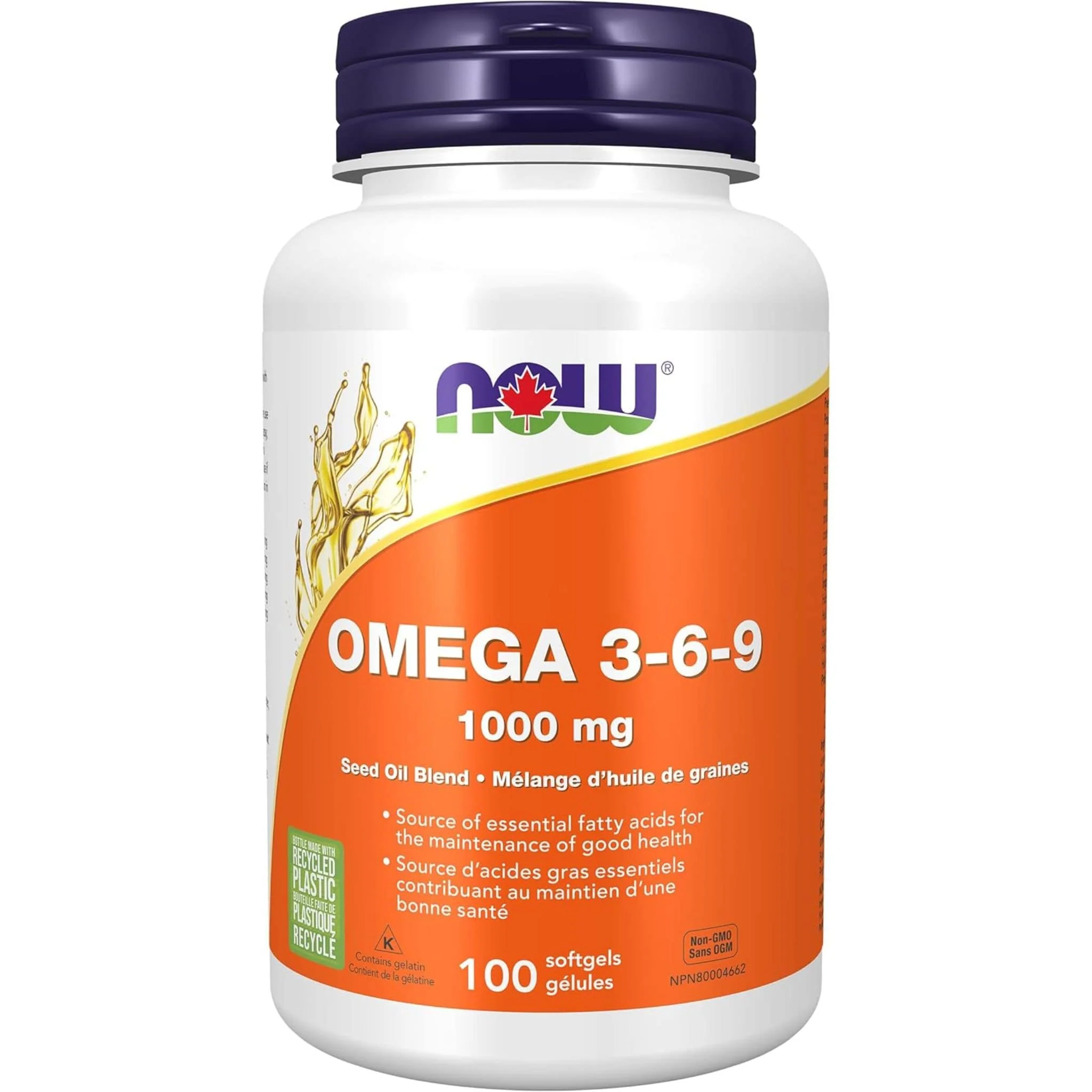 NOW Omega 3-6-9, 1000mg - Image 2