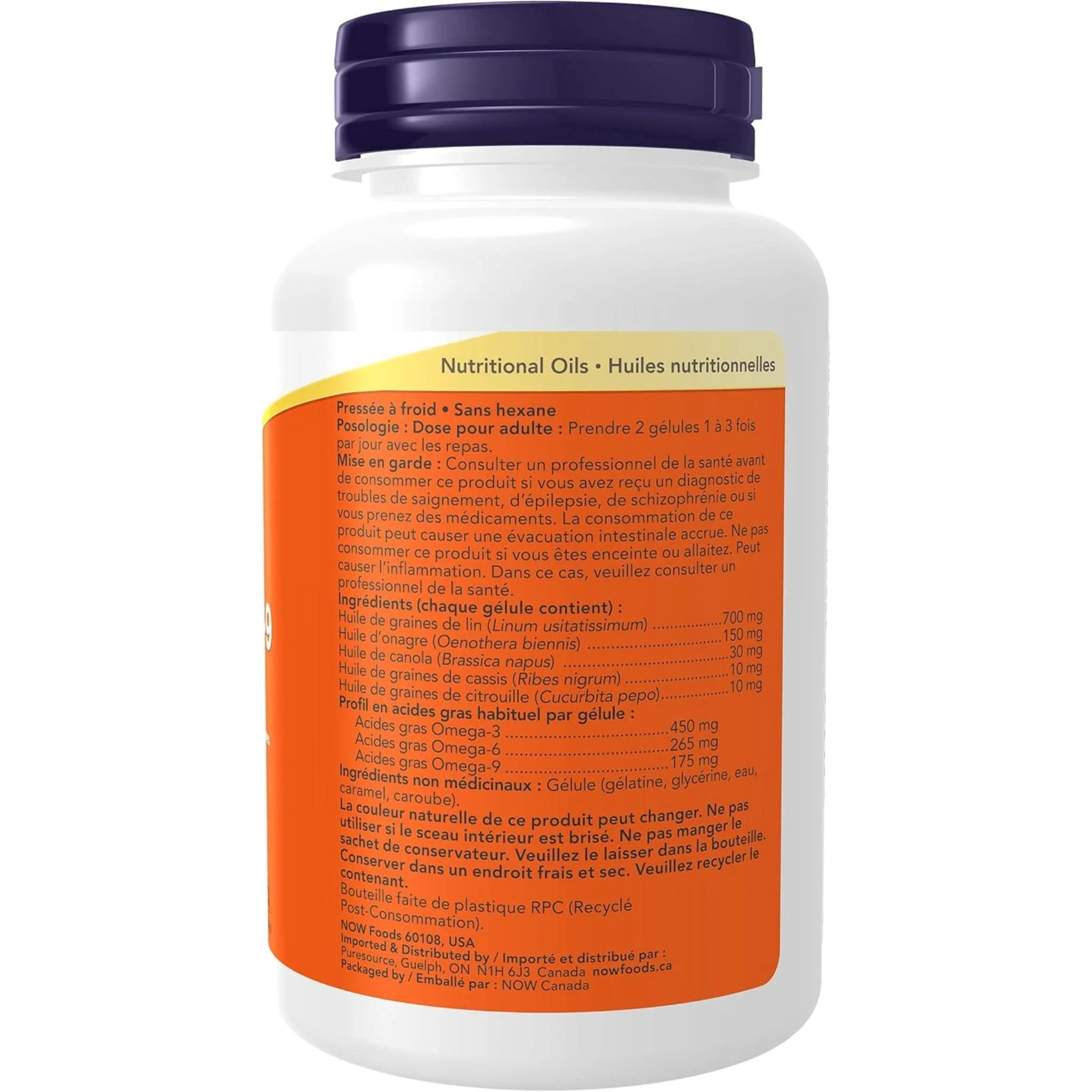 NOW Omega 3-6-9, 1000mg - Image 4
