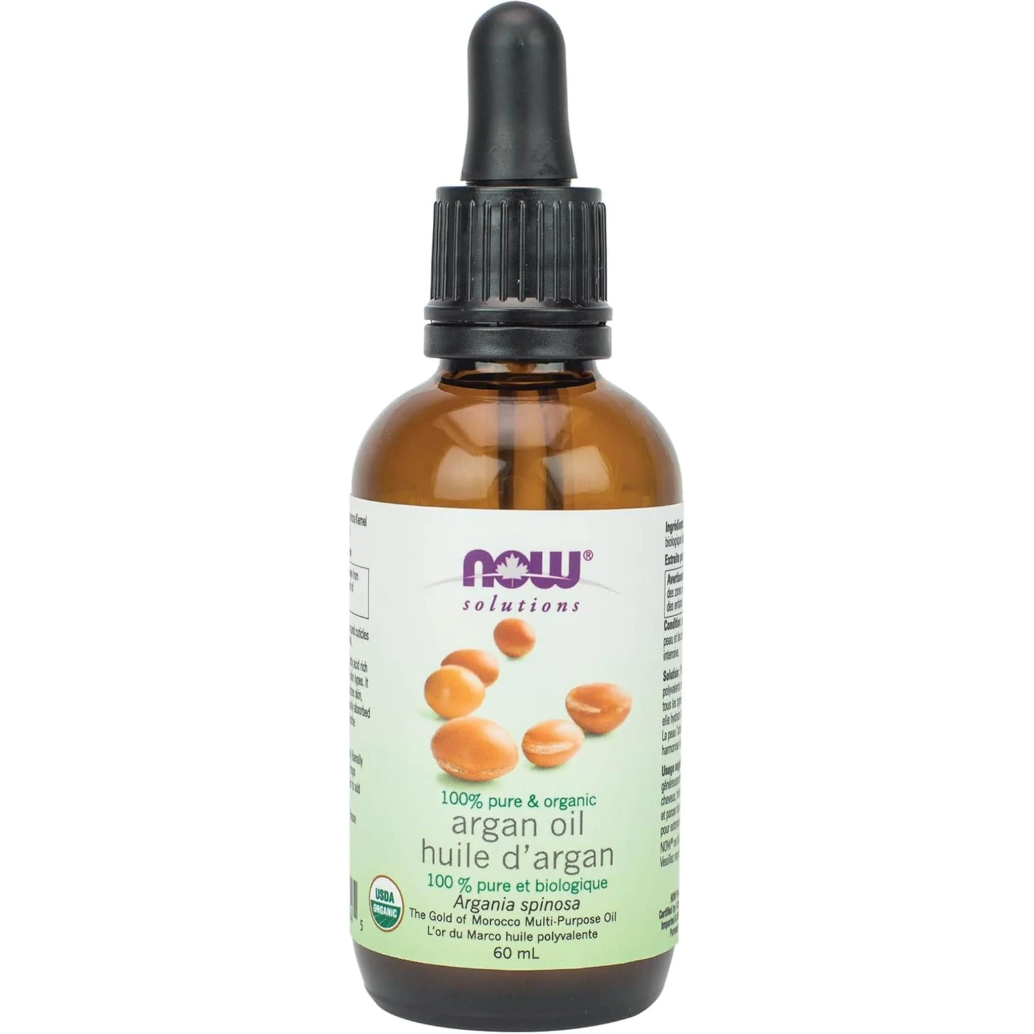 NOW Organic Argan Oil, 100% Pure, 60ml