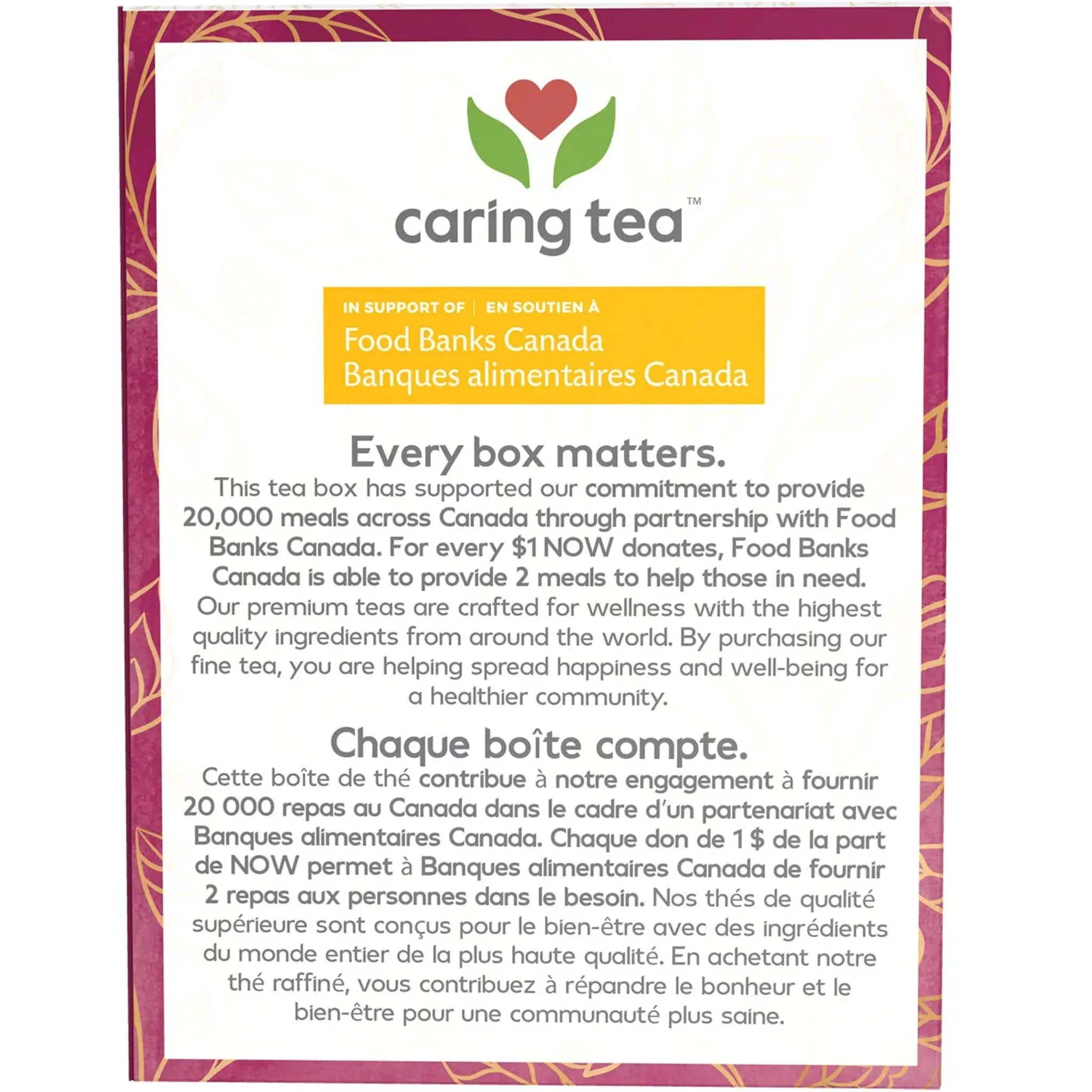 NOW Organically Heavenly Hip Hibiscus Tea, 24 Bags - Image 5