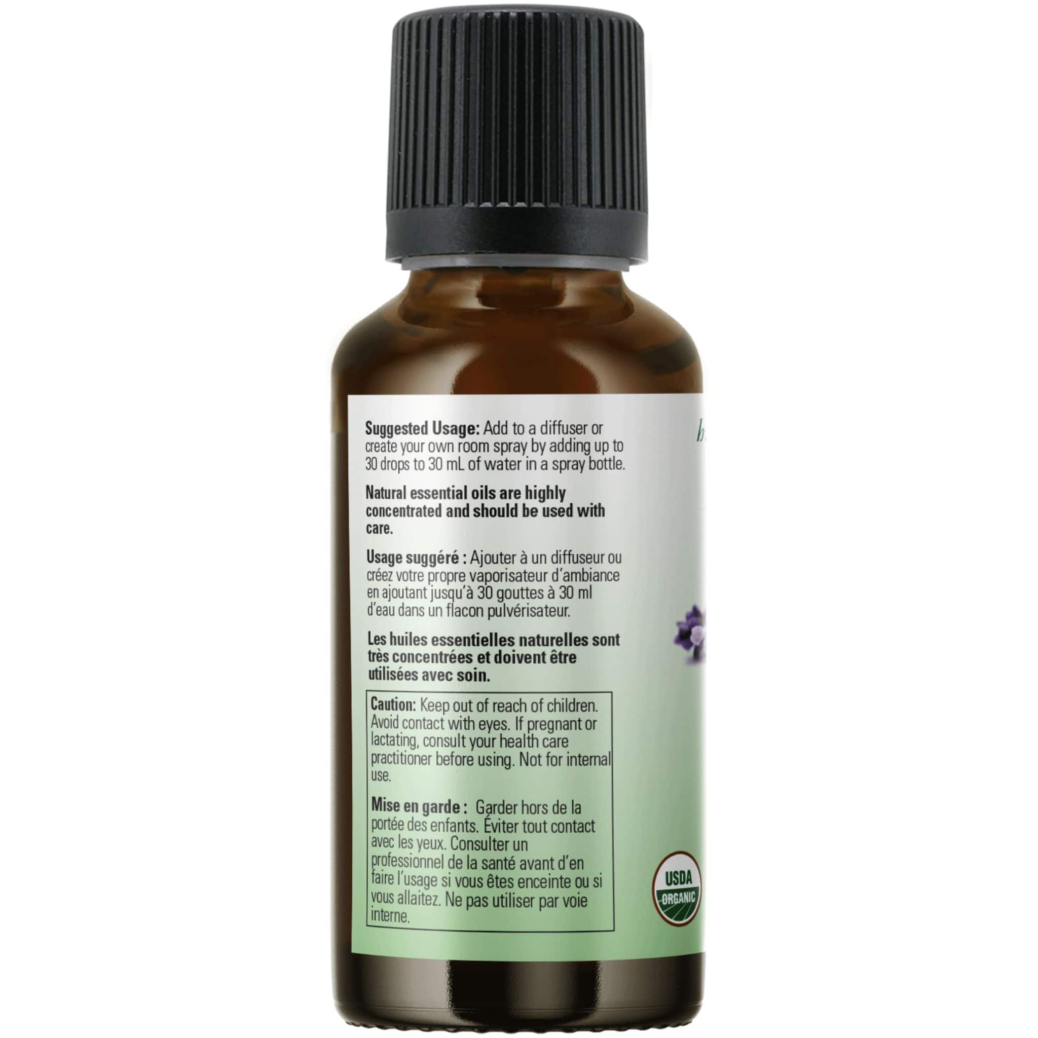 NOW Organic Lavender Oil (Aromatherapy), 30ml - Image 3