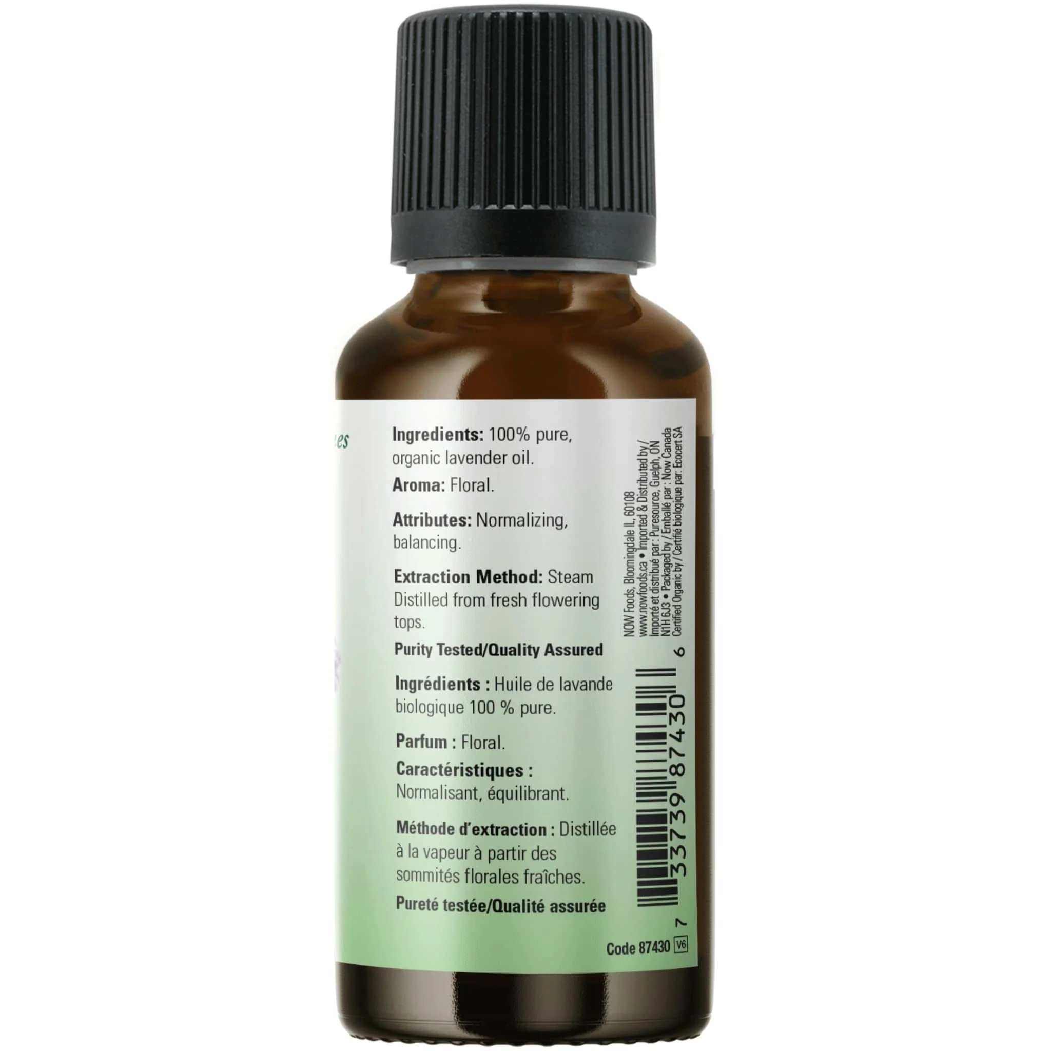 NOW Organic Lavender Oil (Aromatherapy), 30ml - Image 4