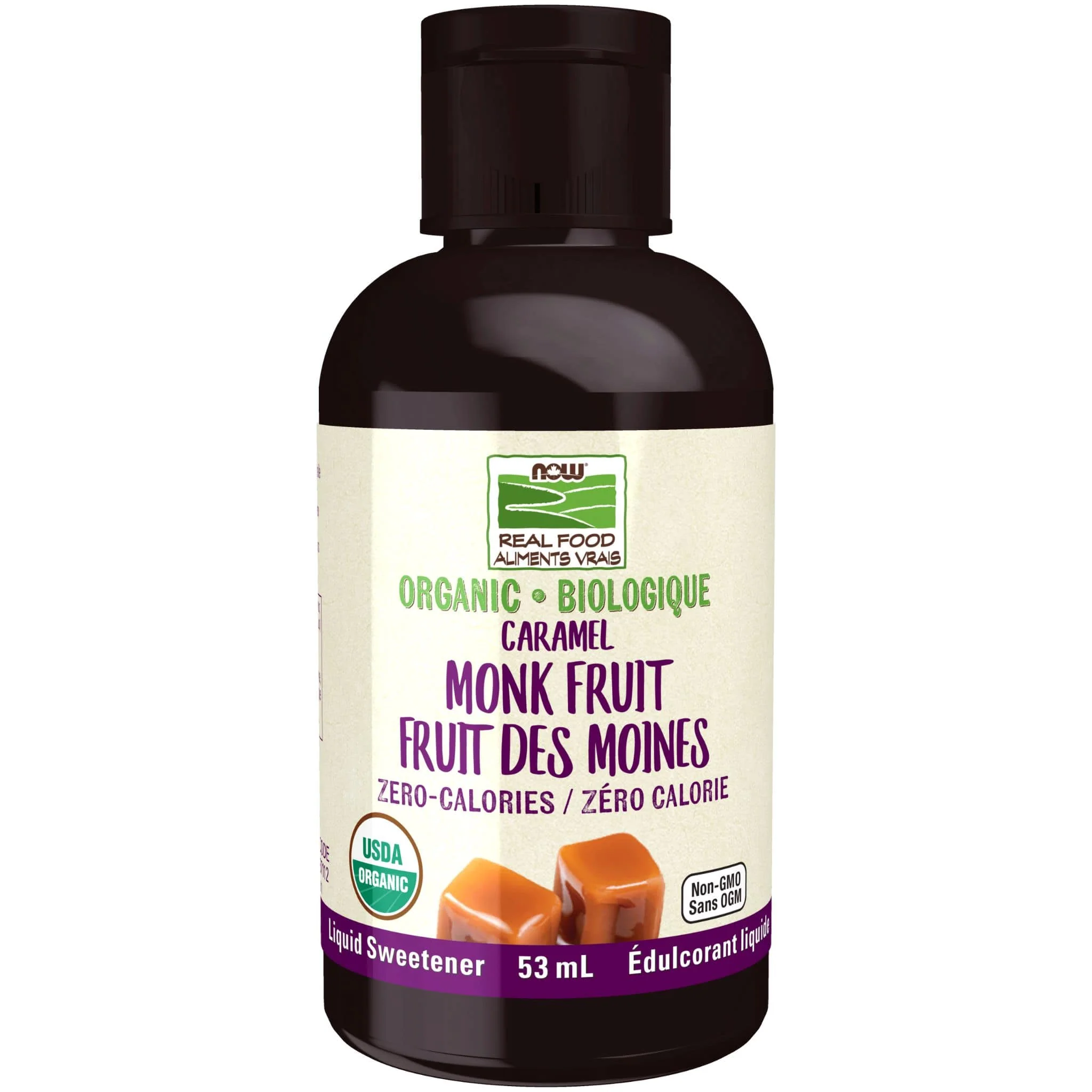 NOW Organic Monk Fruit Liquid Sweetener