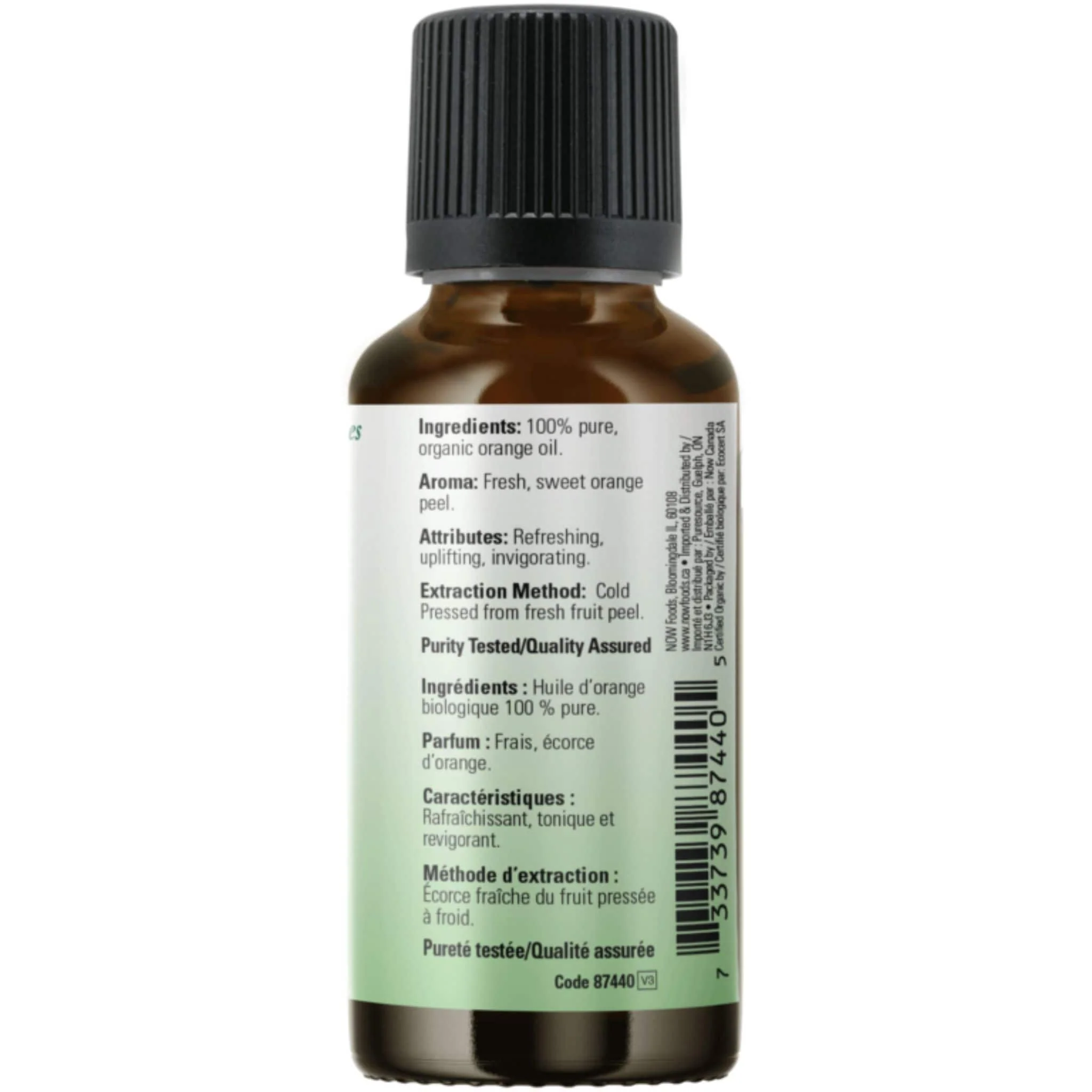 NOW Organic Orange Oil (Aromatherapy), 100% Pure, 30ml - Image 4
