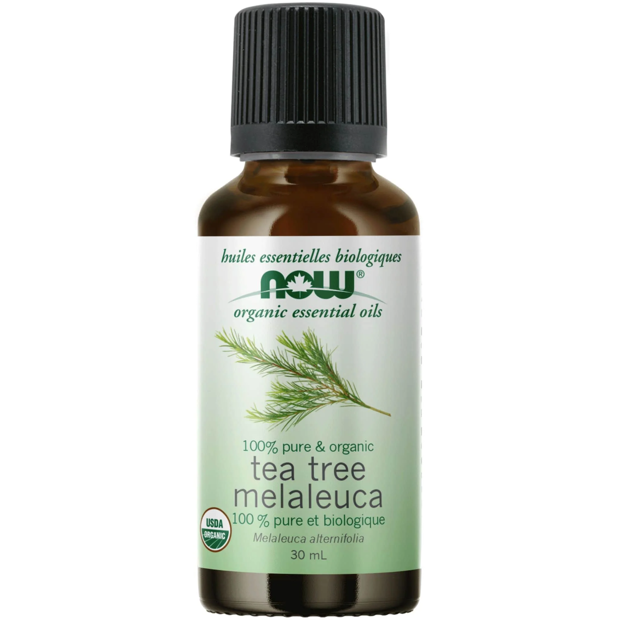 NOW Organic Tea Tree Oil (Aromatherapy), 100% Pure, 30ml - Image 2