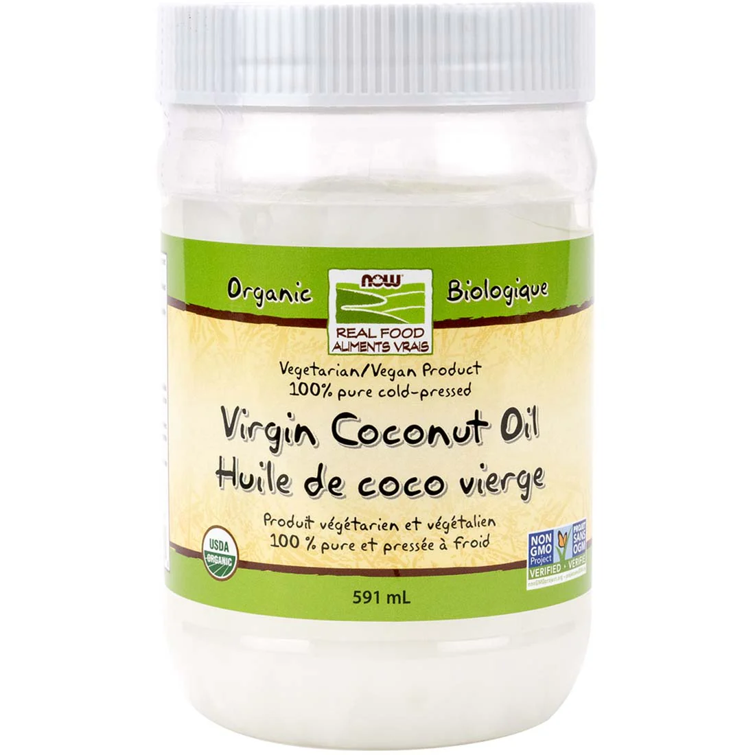 NOW Organic Virgin Coconut Oil - Image 3