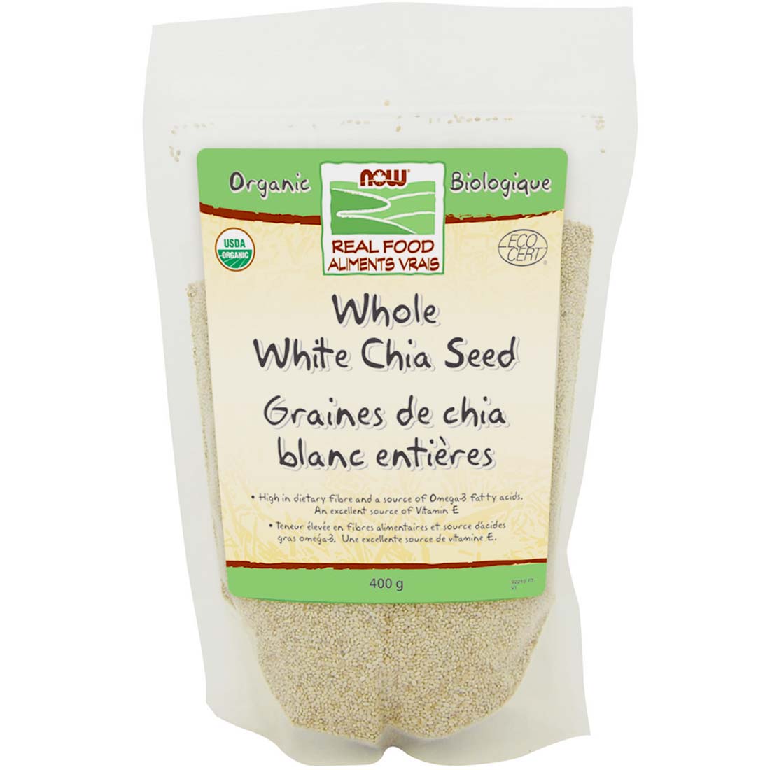 NOW Organic Whole White Chia Seed - Image 2