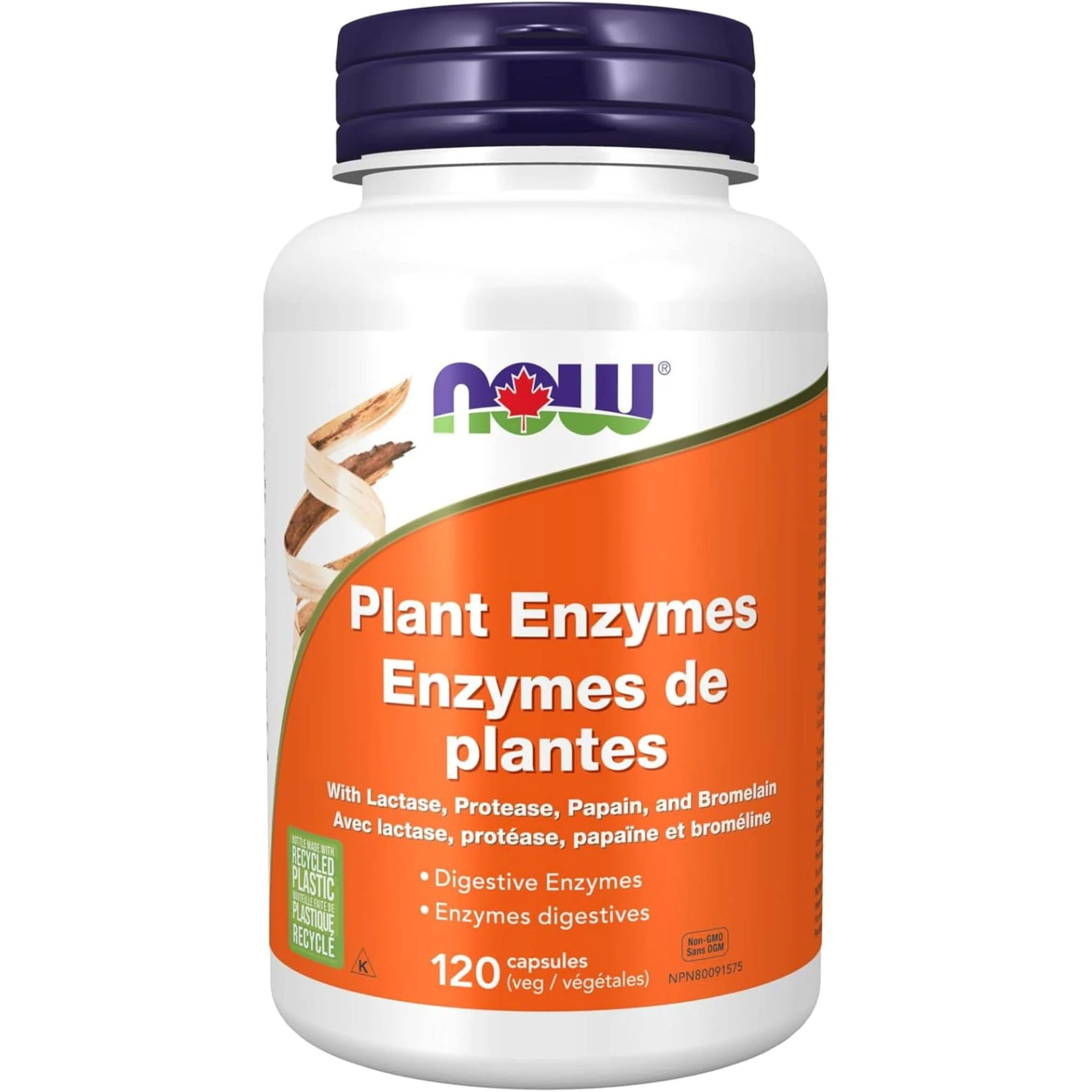 NOW Plant Enzymes, 120 VCaps - Image 2