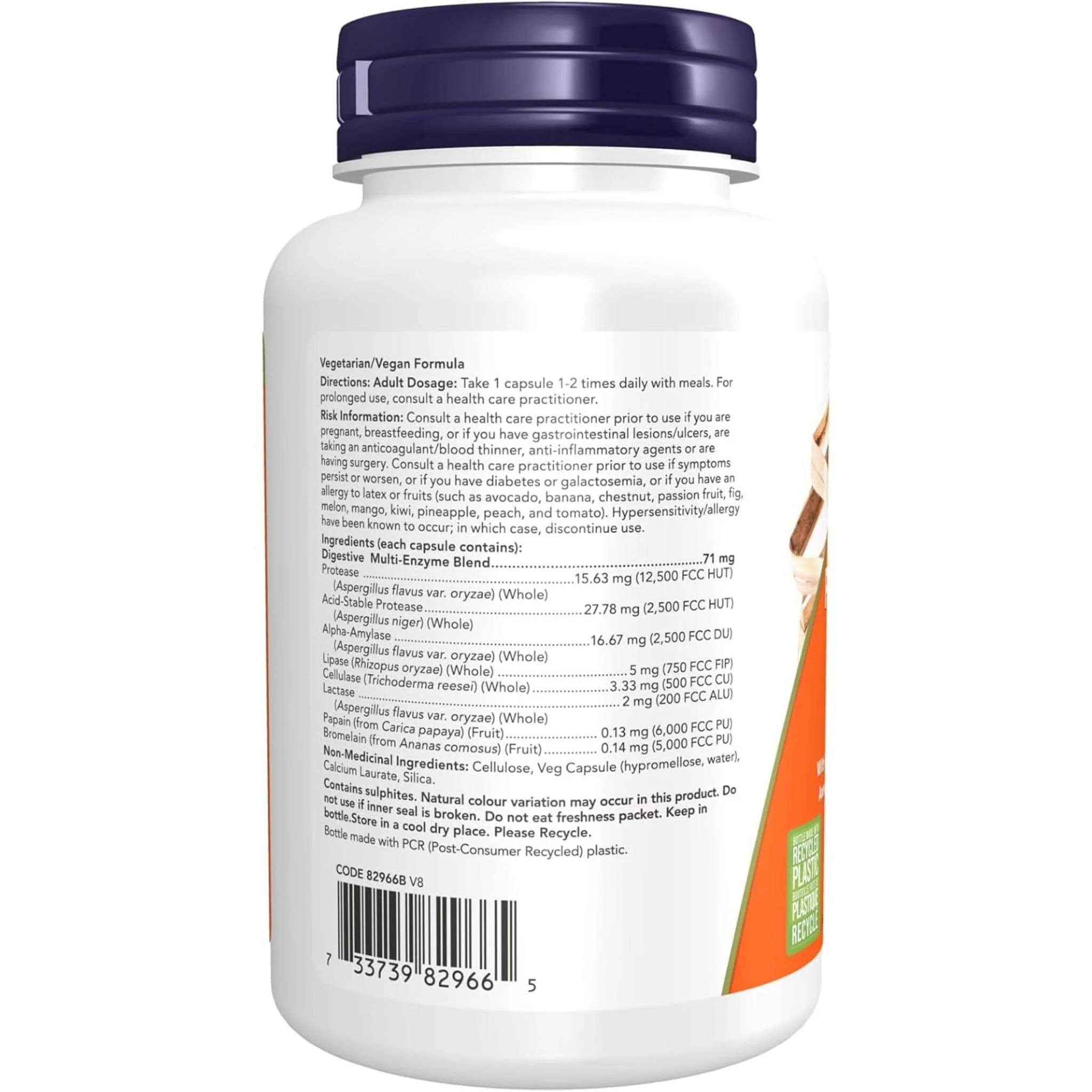 NOW Plant Enzymes, 120 VCaps - Image 3