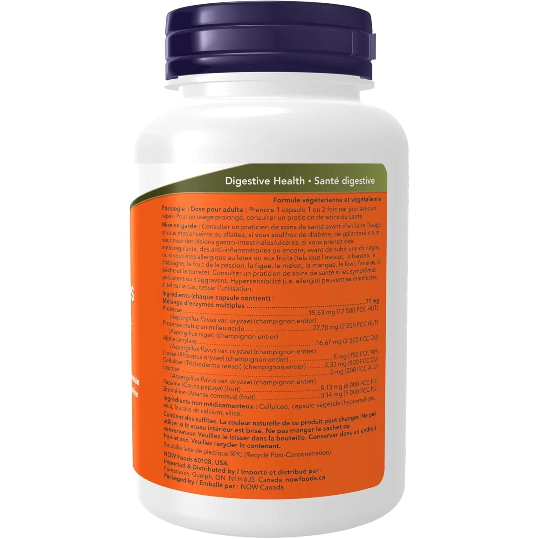 NOW Plant Enzymes, 120 VCaps - Image 4