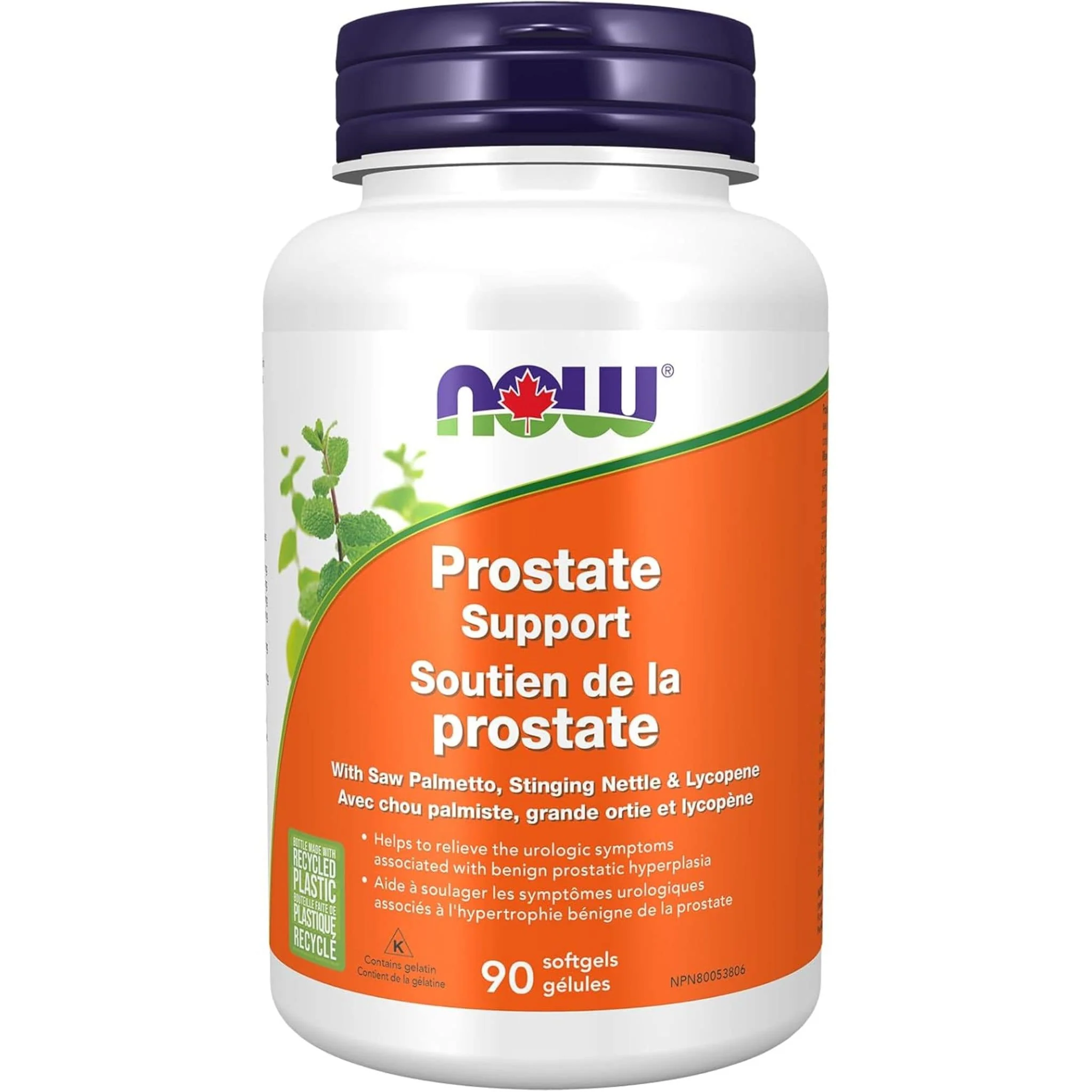 NOW Prostate Support with Lycopene, 90 Softgels - Image 2