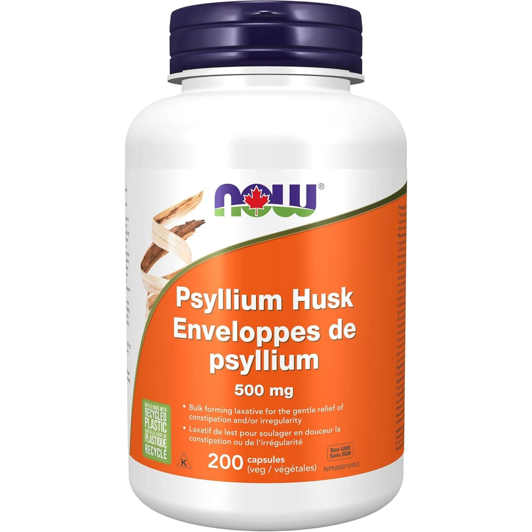 NOW Psyllium Husk Caps 500mg