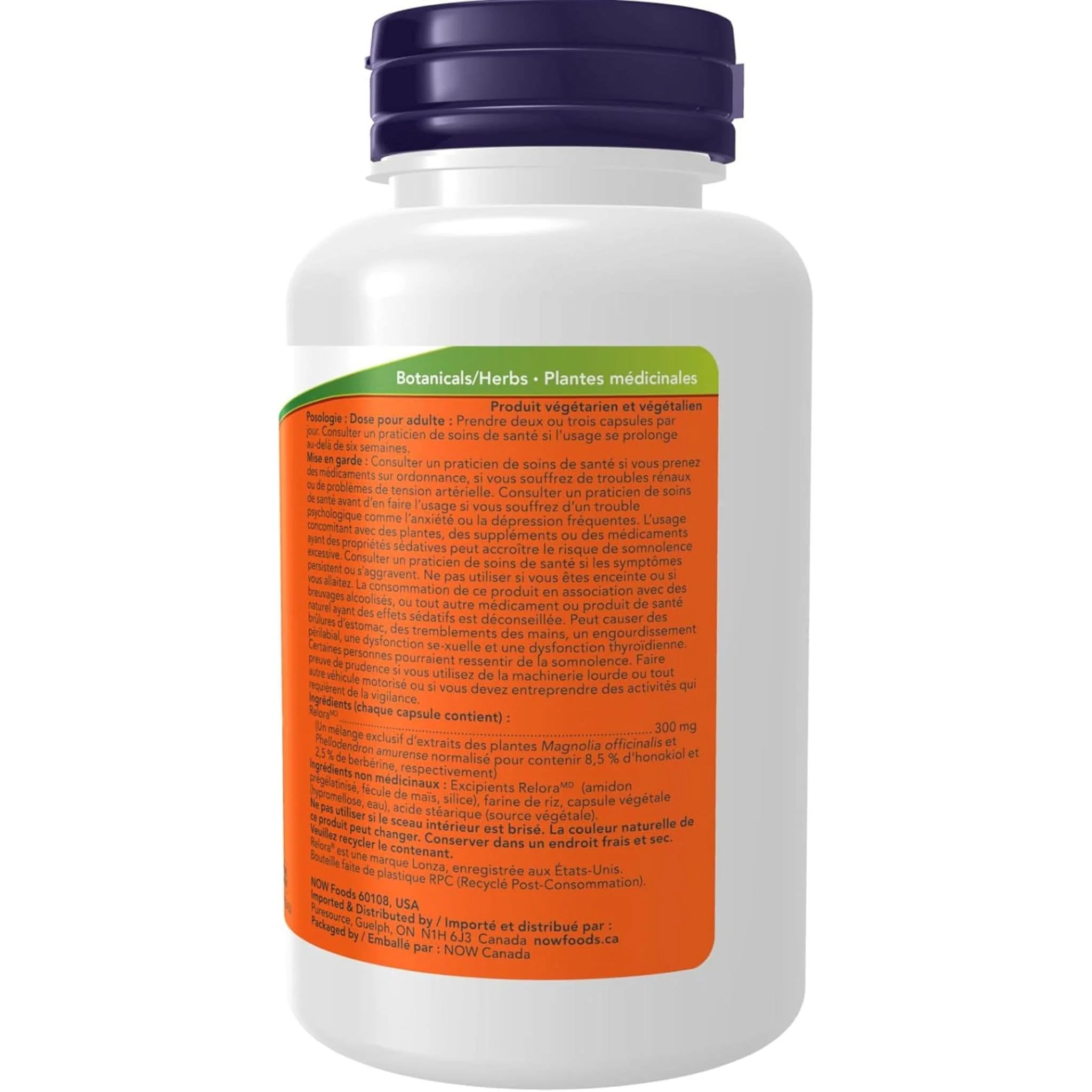 NOW Relora 300mg, Relaxing, Non-Sedating, Non-Habit Forming, Cortisol Level Support - Image 8