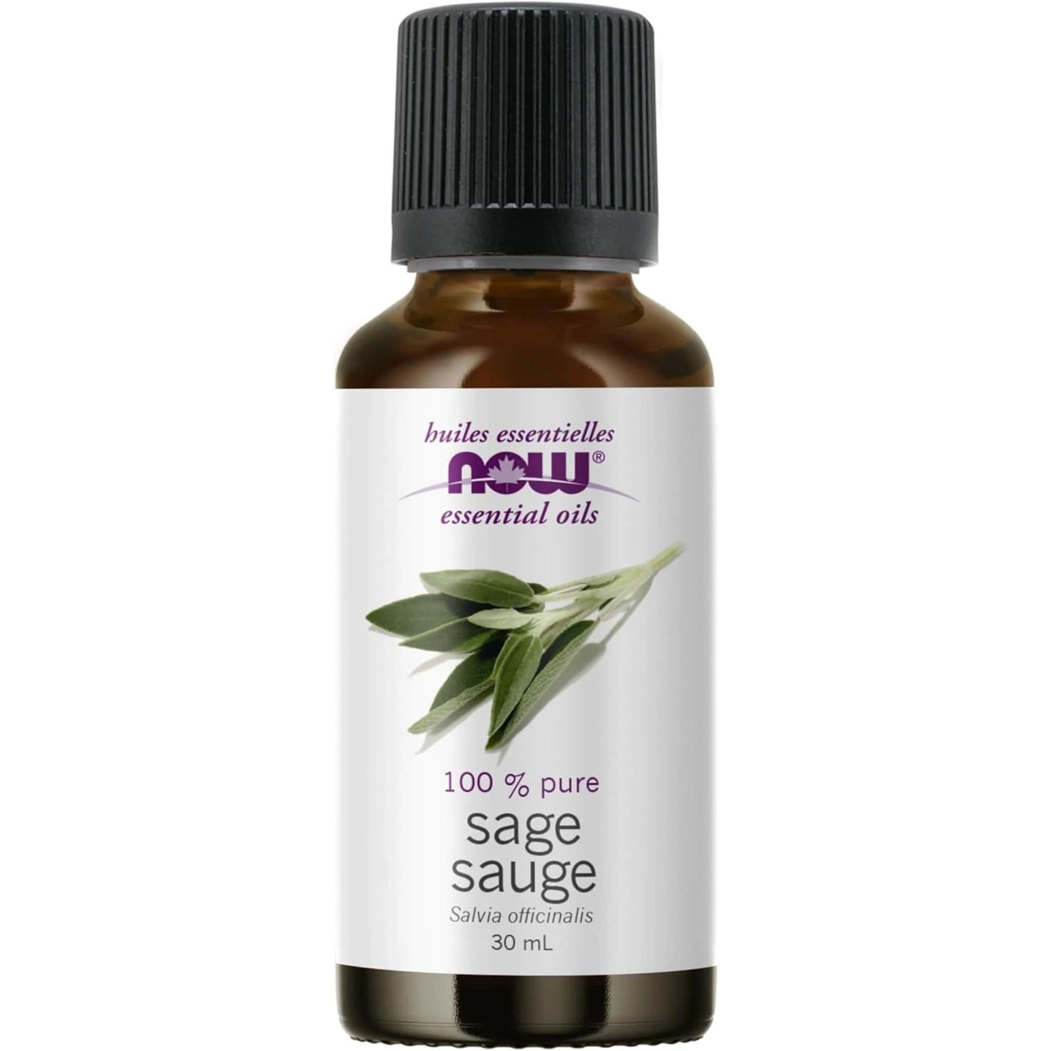 NOW Sage Oil (Aromatherapy), 100% Pure, 30ml - Image 2