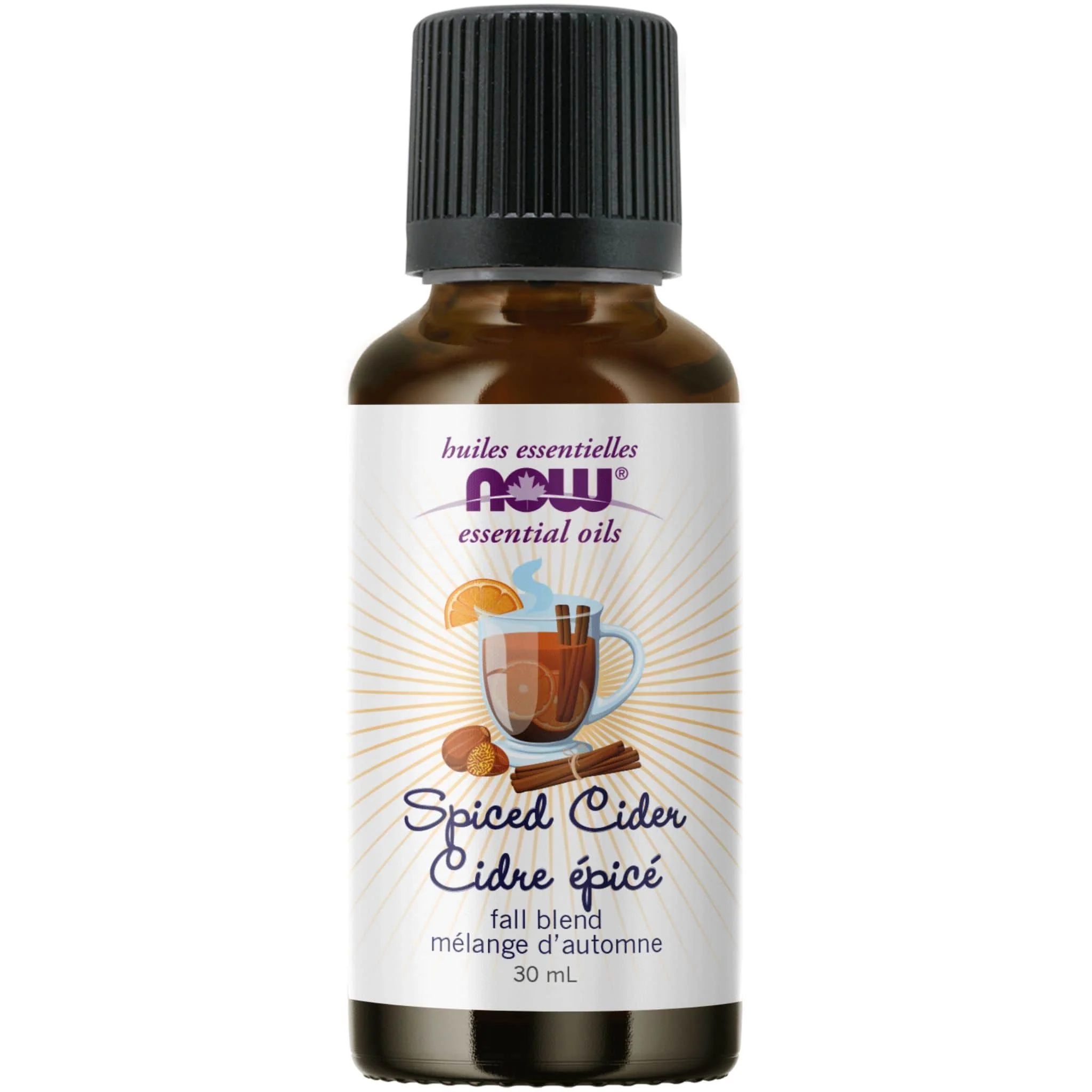 NOW Spiced Cider Essential Oil Blend, 30ml