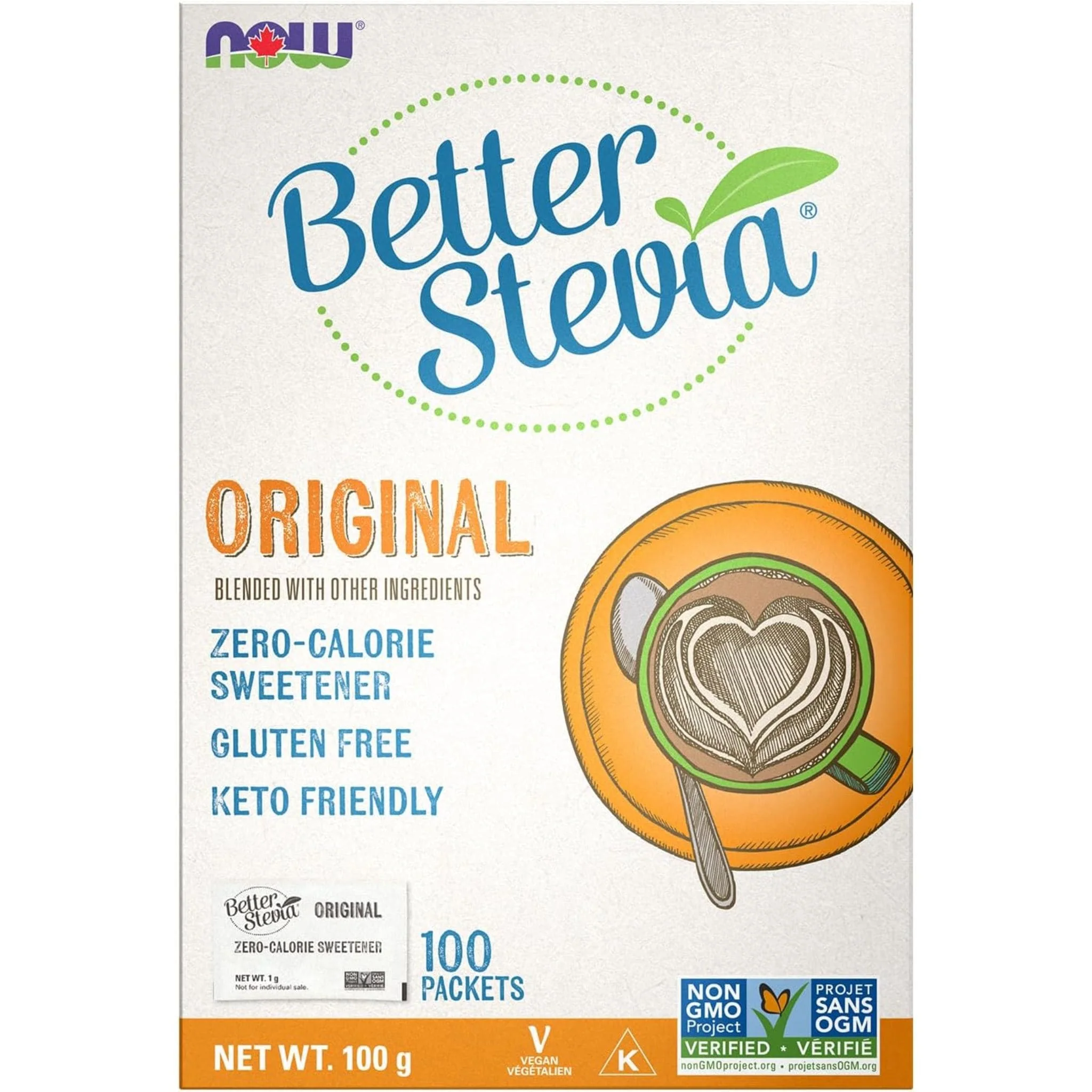 NOW Stevia Extract Packets - Image 2