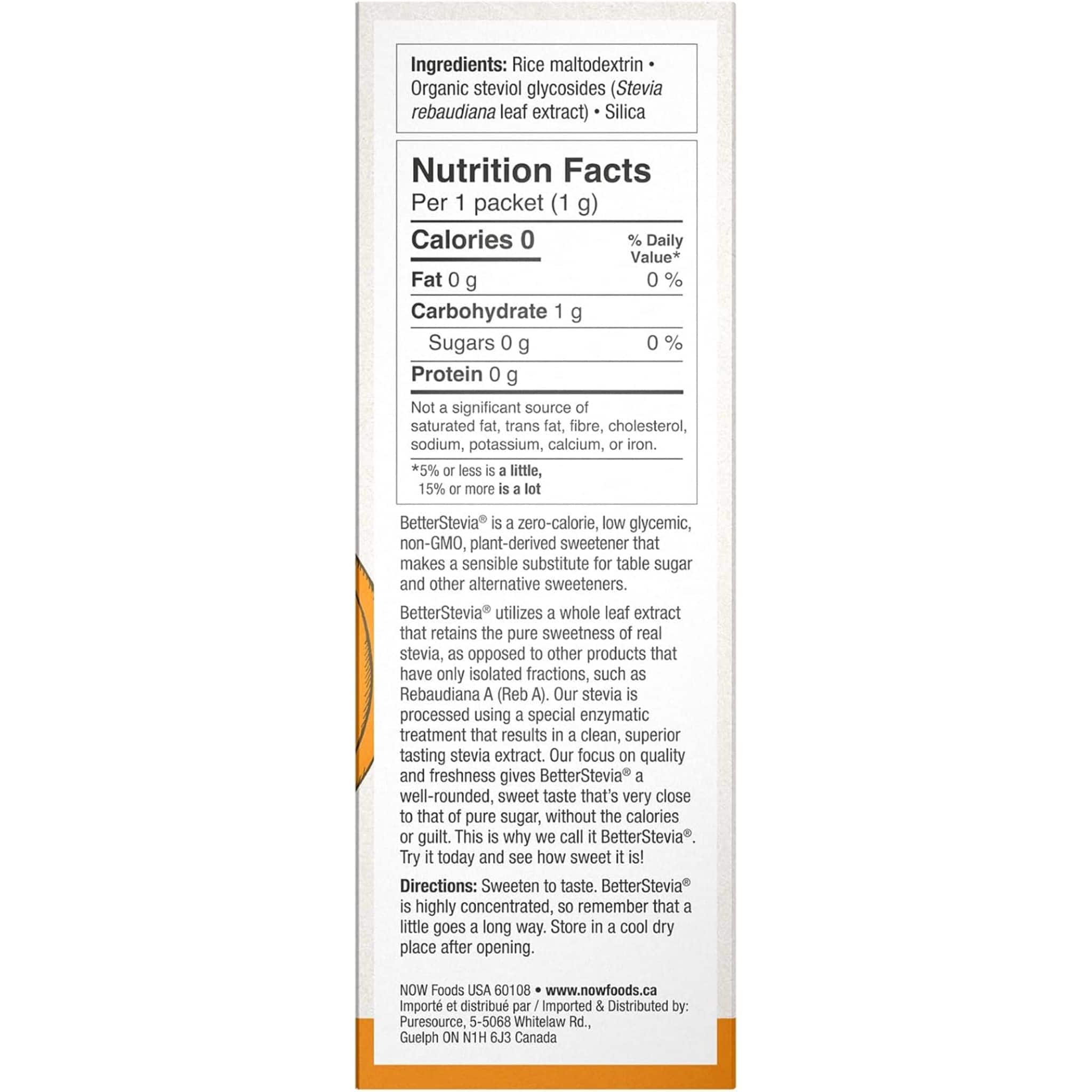 NOW Stevia Extract Packets - Image 3