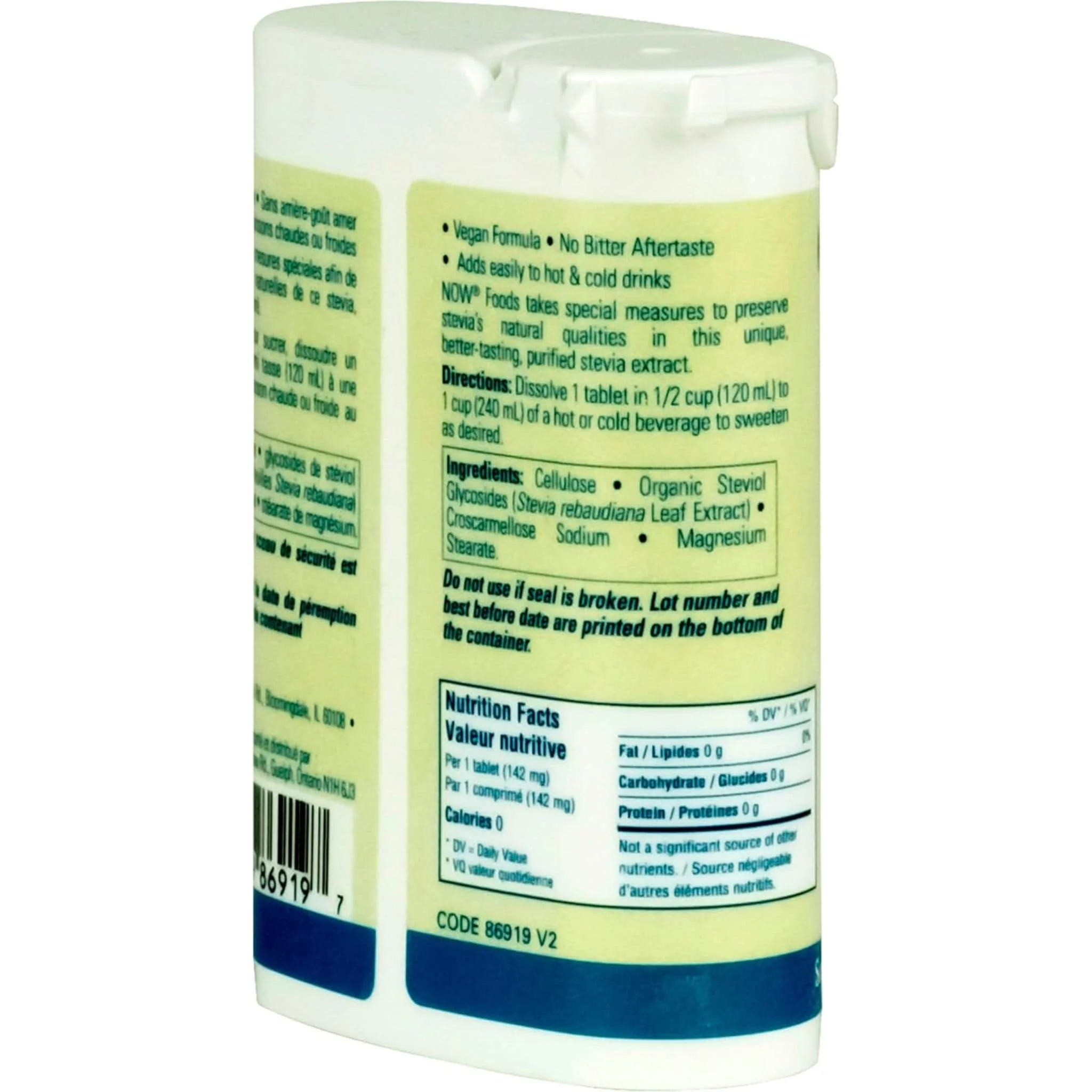 NOW Stevia Dissolving Instant Tabs, 175 Tablets - Image 4