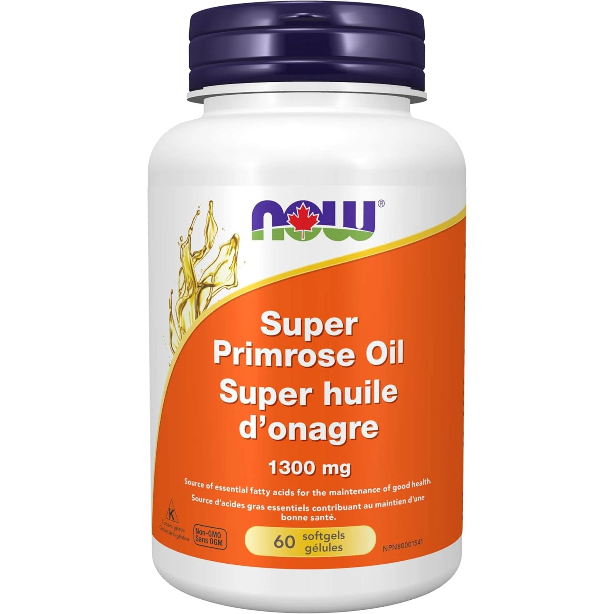 NOW Super Primrose, 1300mg, 60 Softgels - Image 2