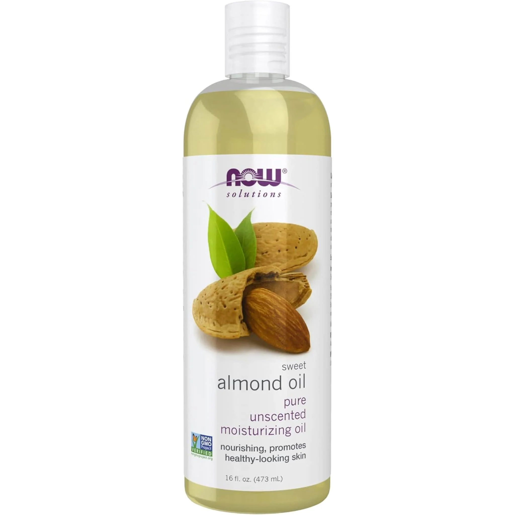NOW Sweet Almond Oil - Image 4