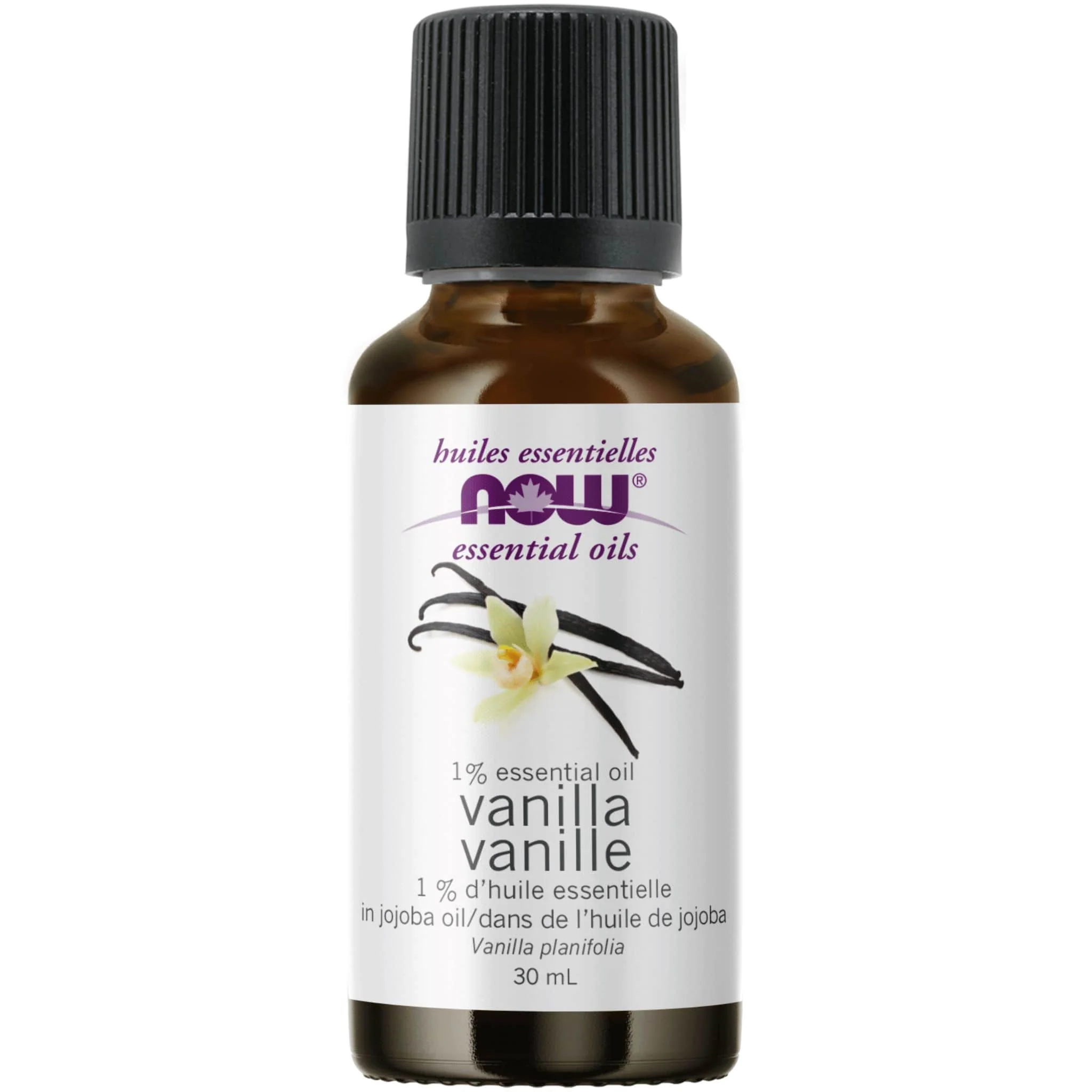 NOW Vanilla (1%) Oil Blend with Jojoba (Aromatherapy), 100% Pure, 30ml
