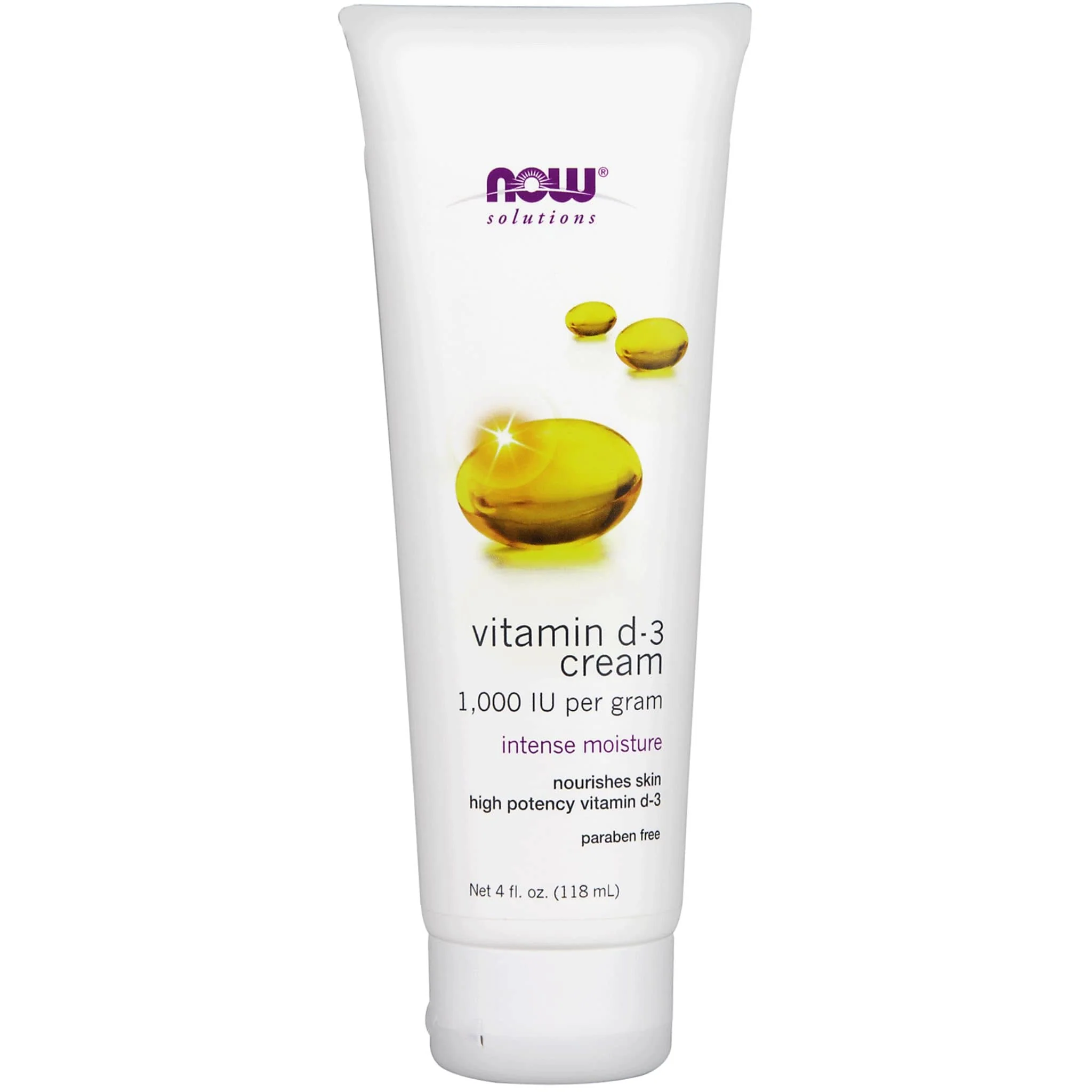 NOW Vitamin D3 Cream, 118ml