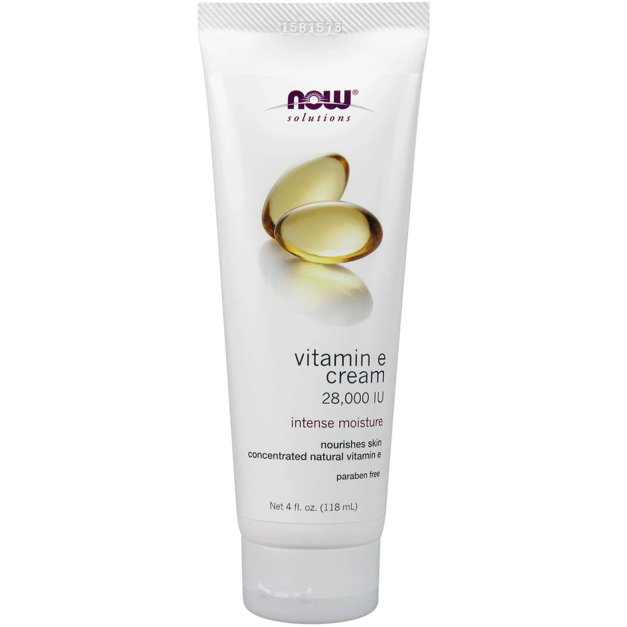 NOW Vitamin E Cream, 28,000IU, 118ml