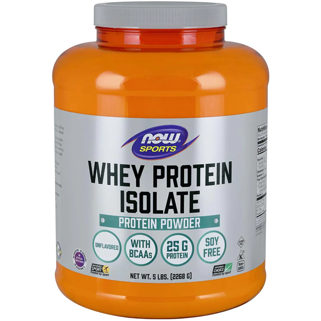 NOW 100% Natural Whey Isolate Protein (Microfiltered) - Image 2