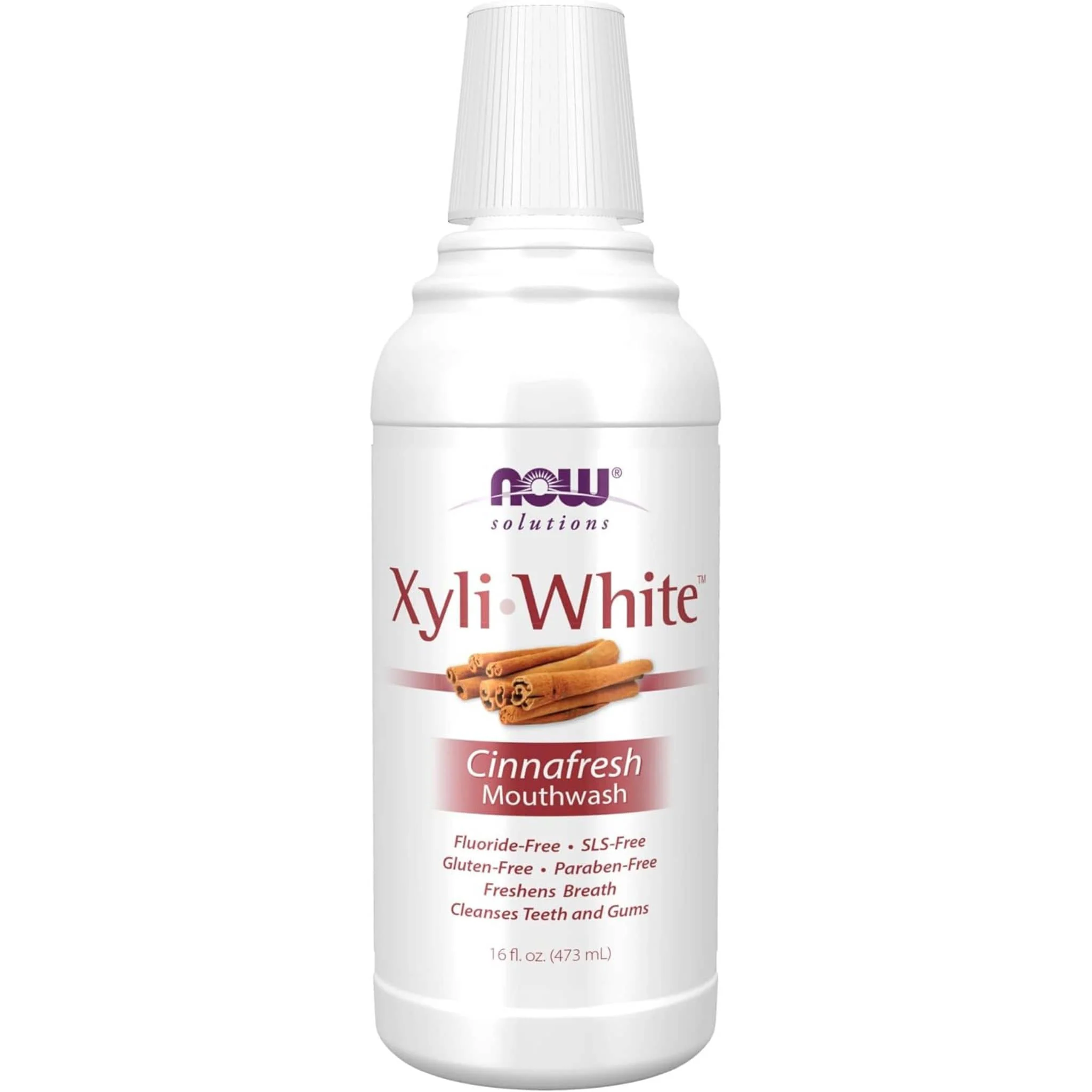 NOW Xyliwhite Mouthwash, 473ml - Image 2