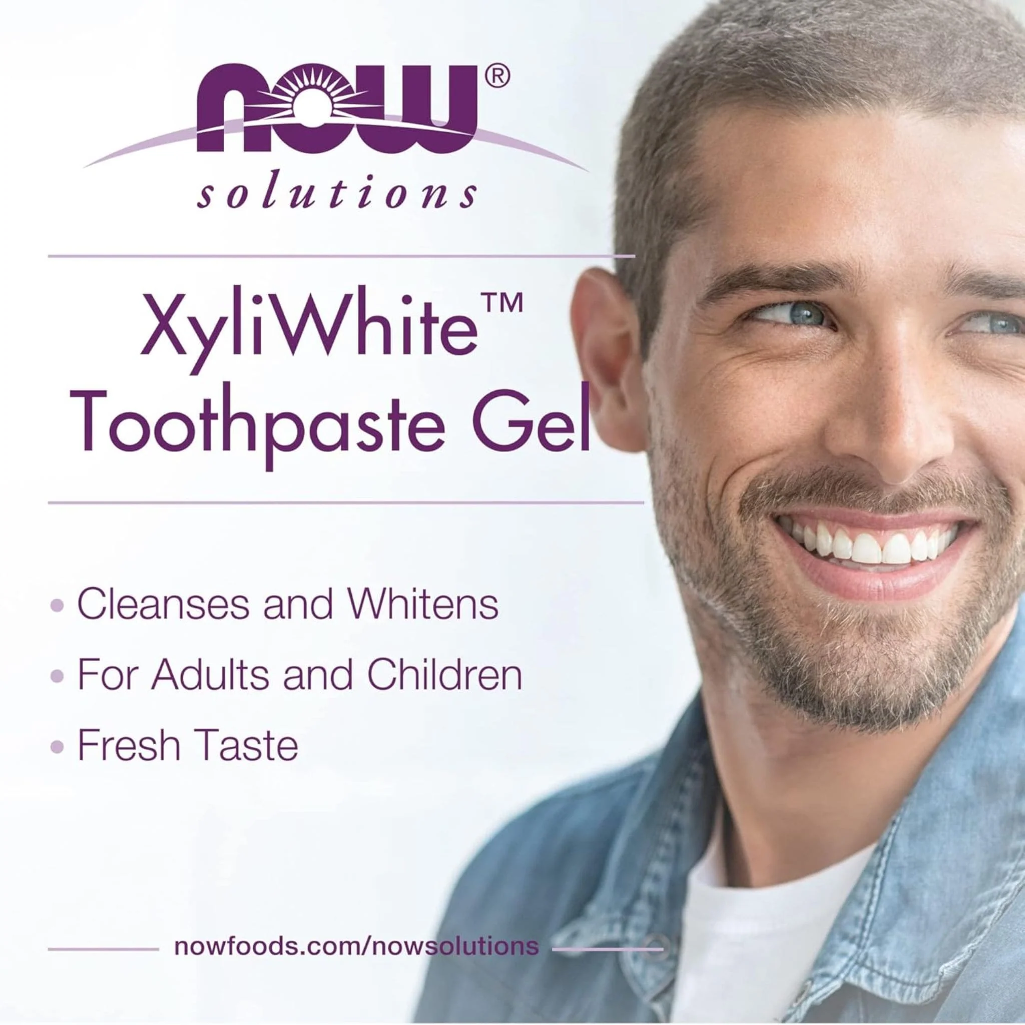 NOW XyliWhite Toothpaste Gel, 181g - Image 9