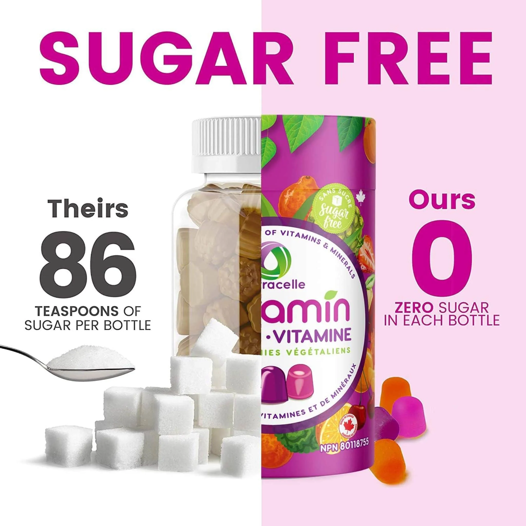 Nutramin Adult Multivitamin Gummies, 90 Vegan Gummies - Image 3