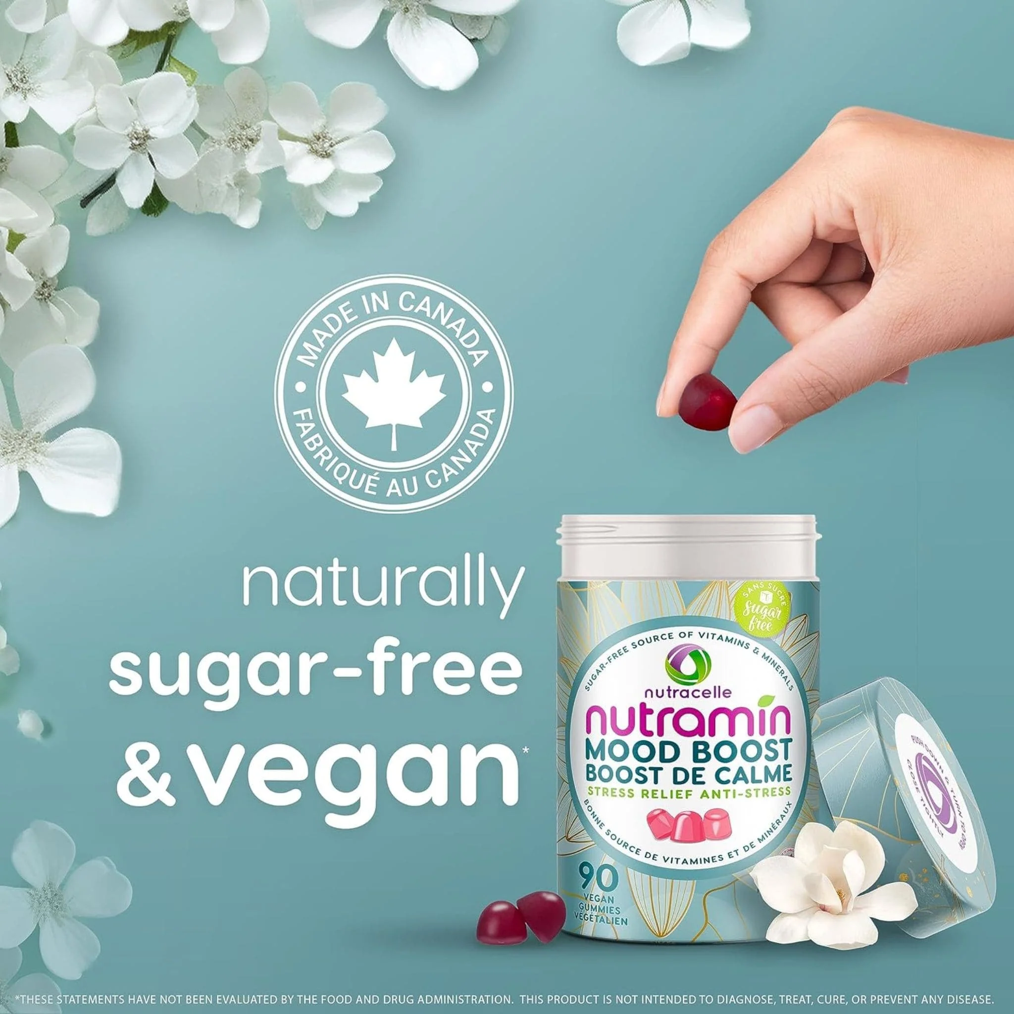 Nutramin Mood Boost Vegan Gummies, 90 Vegan Gummies - Image 2