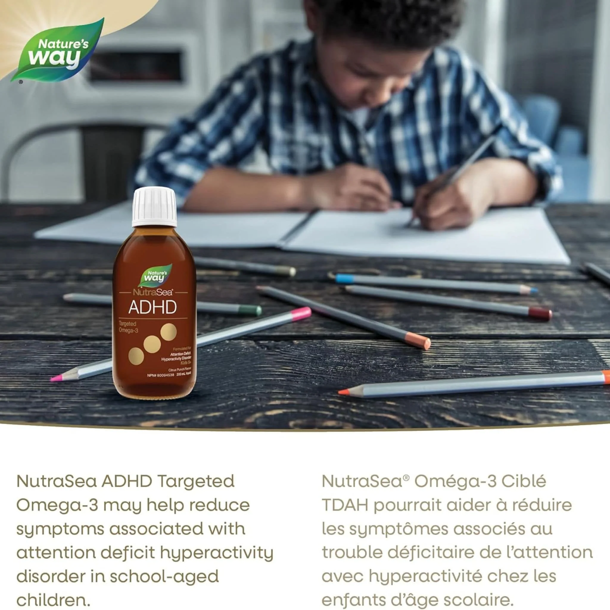NutraSea ADHD Targeted Omega-3, 200ml (New!) - Image 3