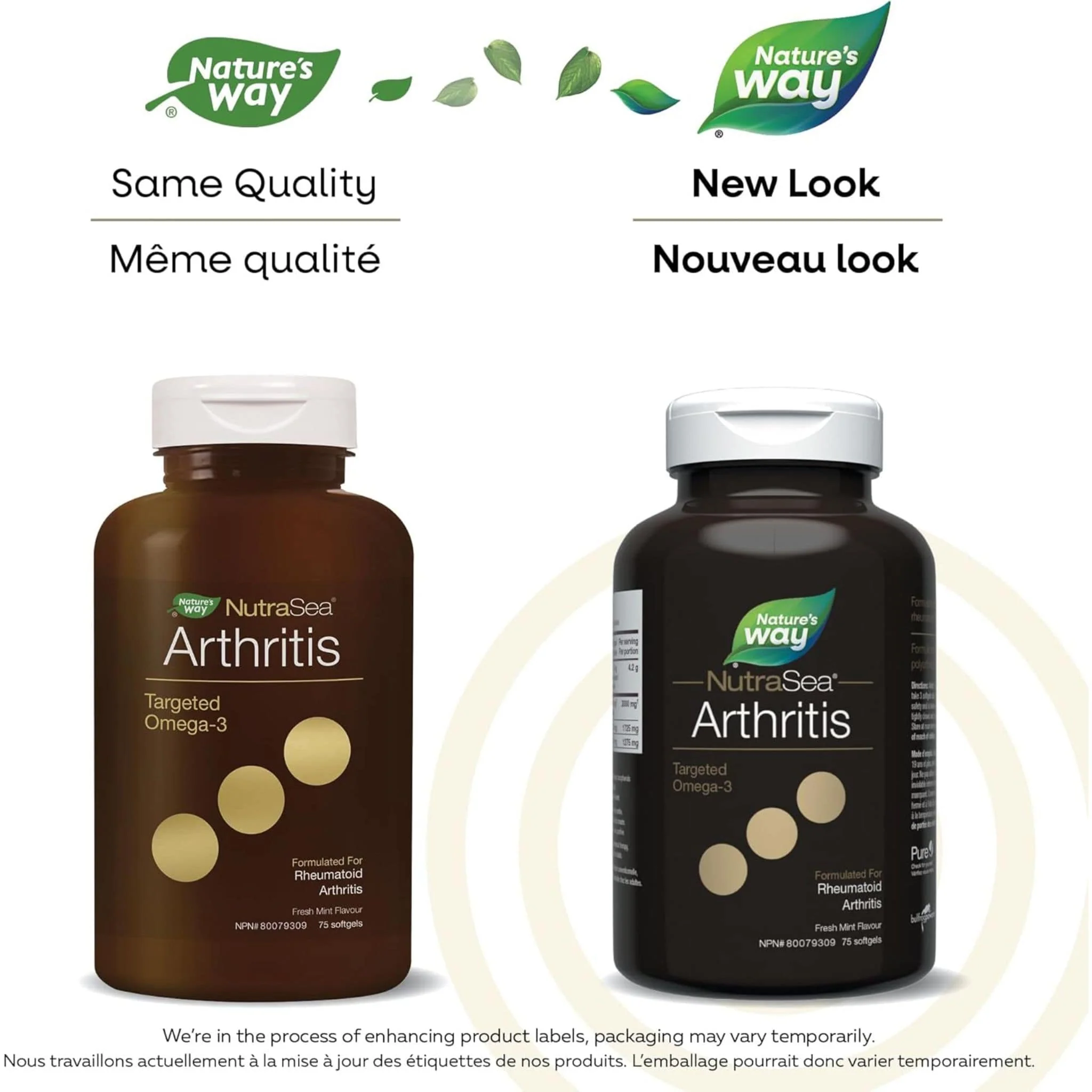 NutraSea Arthritis Targeted Omega-3, Fresh Mint Softgels - Image 7