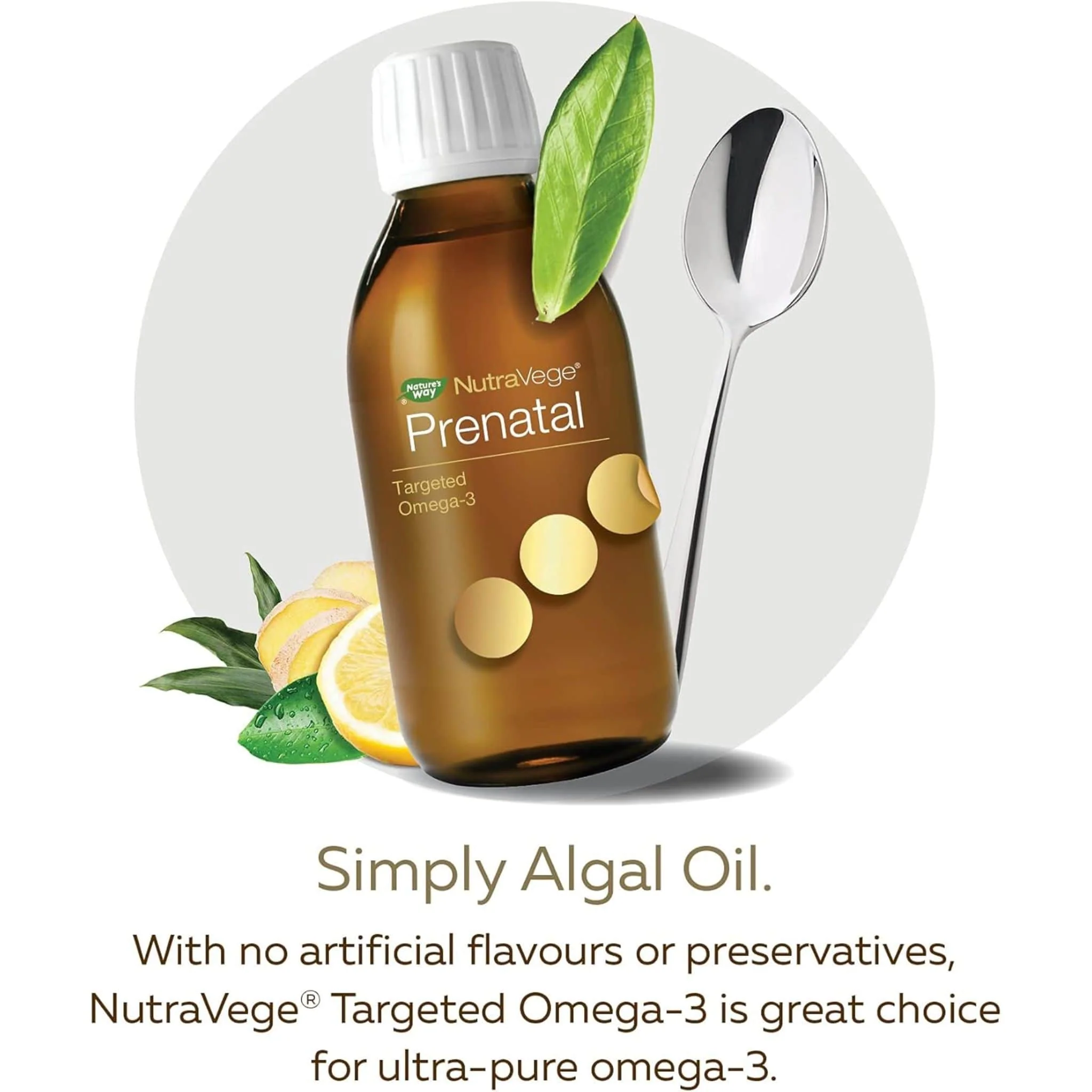 NutraVege Prenatal Targeted Omega-3 (Vegan Friendly), 200ml - Image 7