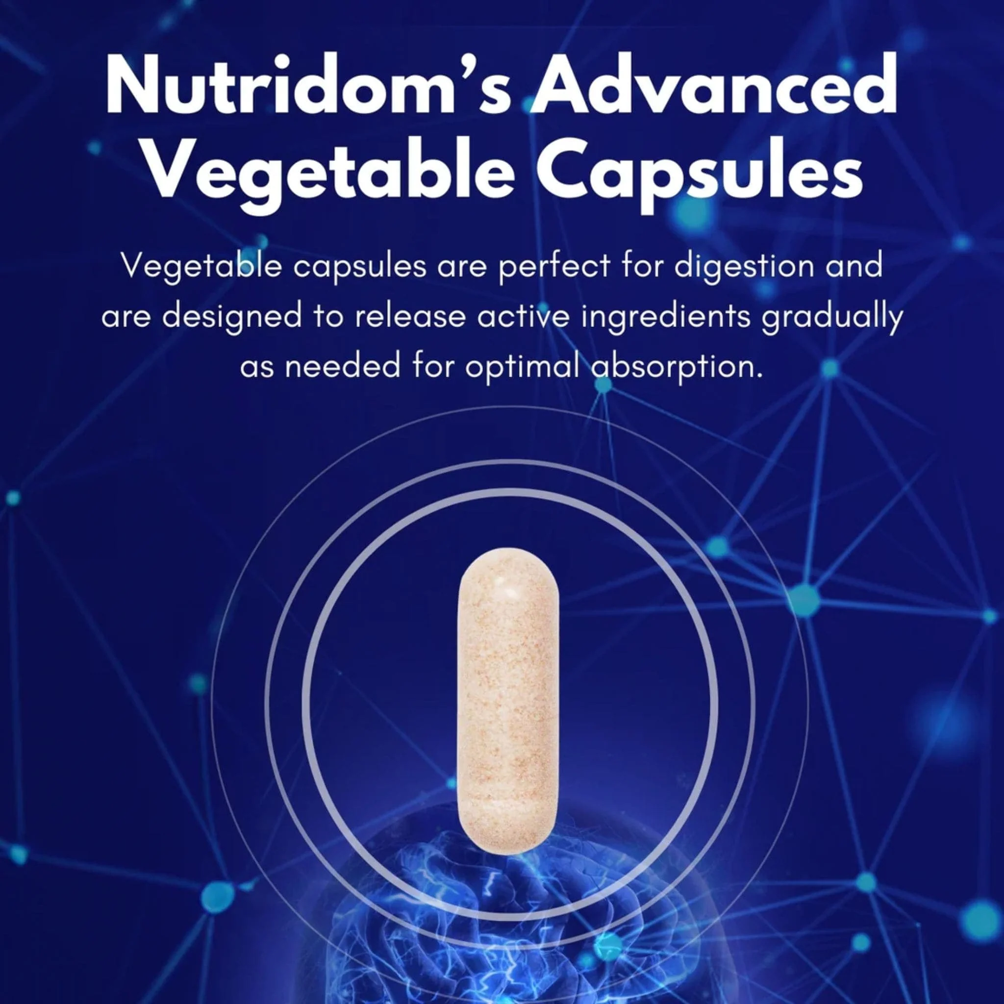 Nutridom PS 150, Phosphatidylserine 150mg, Support Brain Health, 60 Vegetable Capsules - Image 5