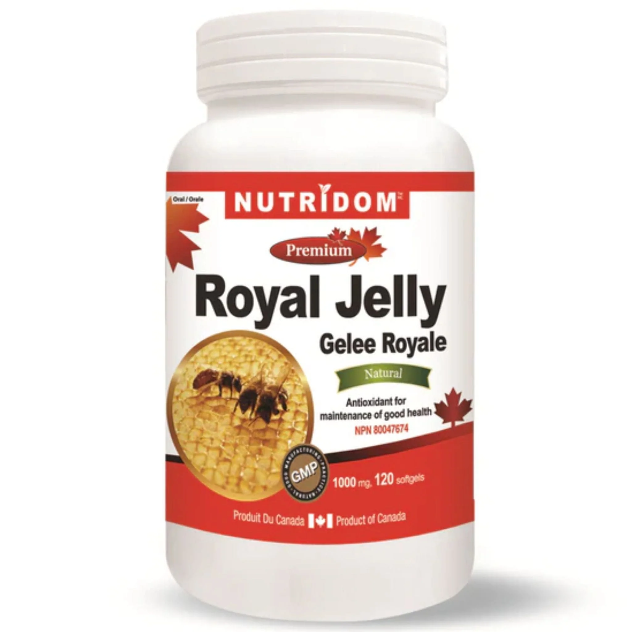 Nutridom Royal Jelly 1000mg Softgels, Non-GMO - Image 2