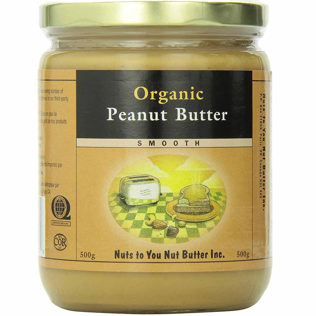 Nuts To You Organic Peanut Butter, 500g - Image 3