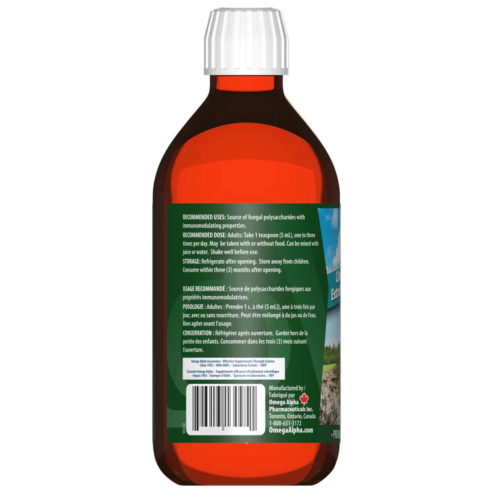 Omega Alpha Cordyceps Mushroom Liquid Extract 1000mg,  Fast Absorbing, Immunomodulating, Stamina and energy support, No Alcohol or Sweeteners, 250ml - Image 2