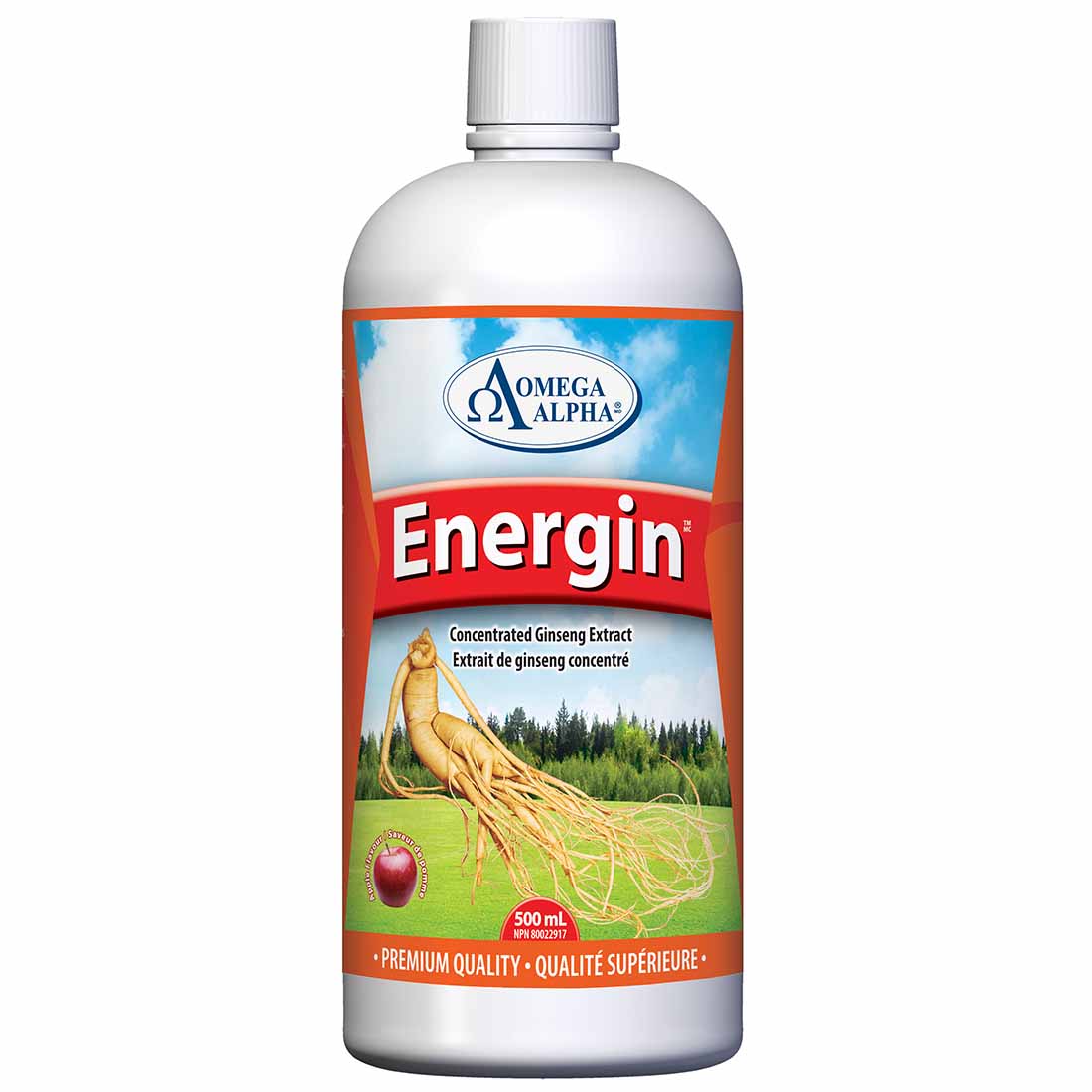 Omega Alpha Energin Liquid Ginseng Extract, 500ml - Image 2