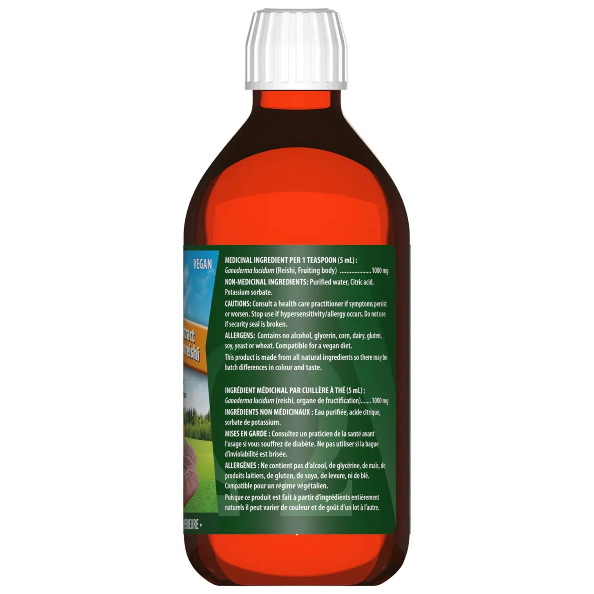 Omega Alpha Reishi Mushroom Liquid Extract 1000mg, Fast Absorbing, No Alcohol or Sweeteners, Immune and Stress Support, 250ml - Image 2