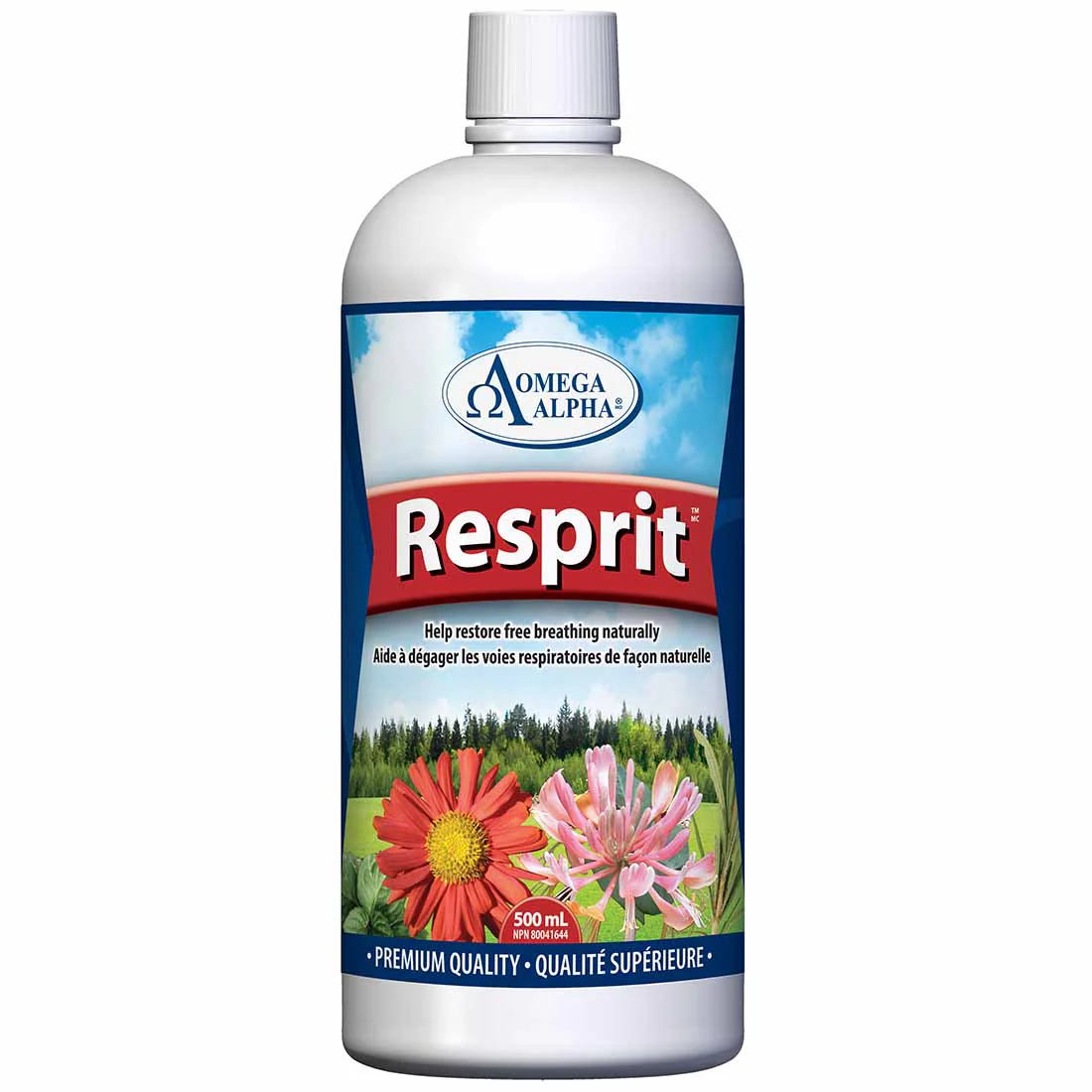 Omega Alpha Resprit Respiratory Formula, Fast and Effective Respiratory Relief, 500ml - Image 2