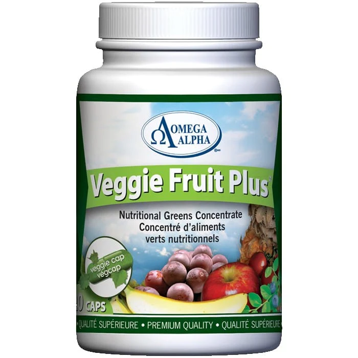 Omega Alpha Veggie Fruit Plus, 120 VCapsules