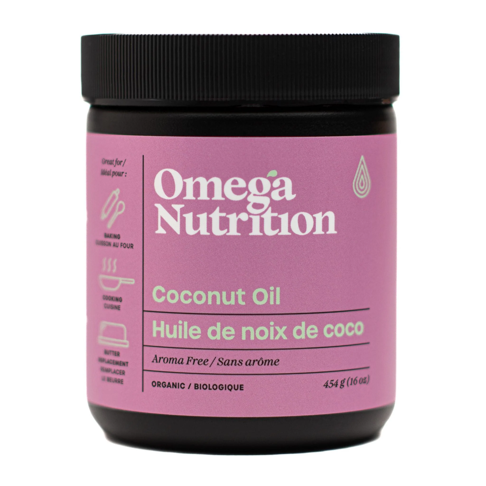 Omega Nutrition Organic Coconut Oil (Aroma Free)